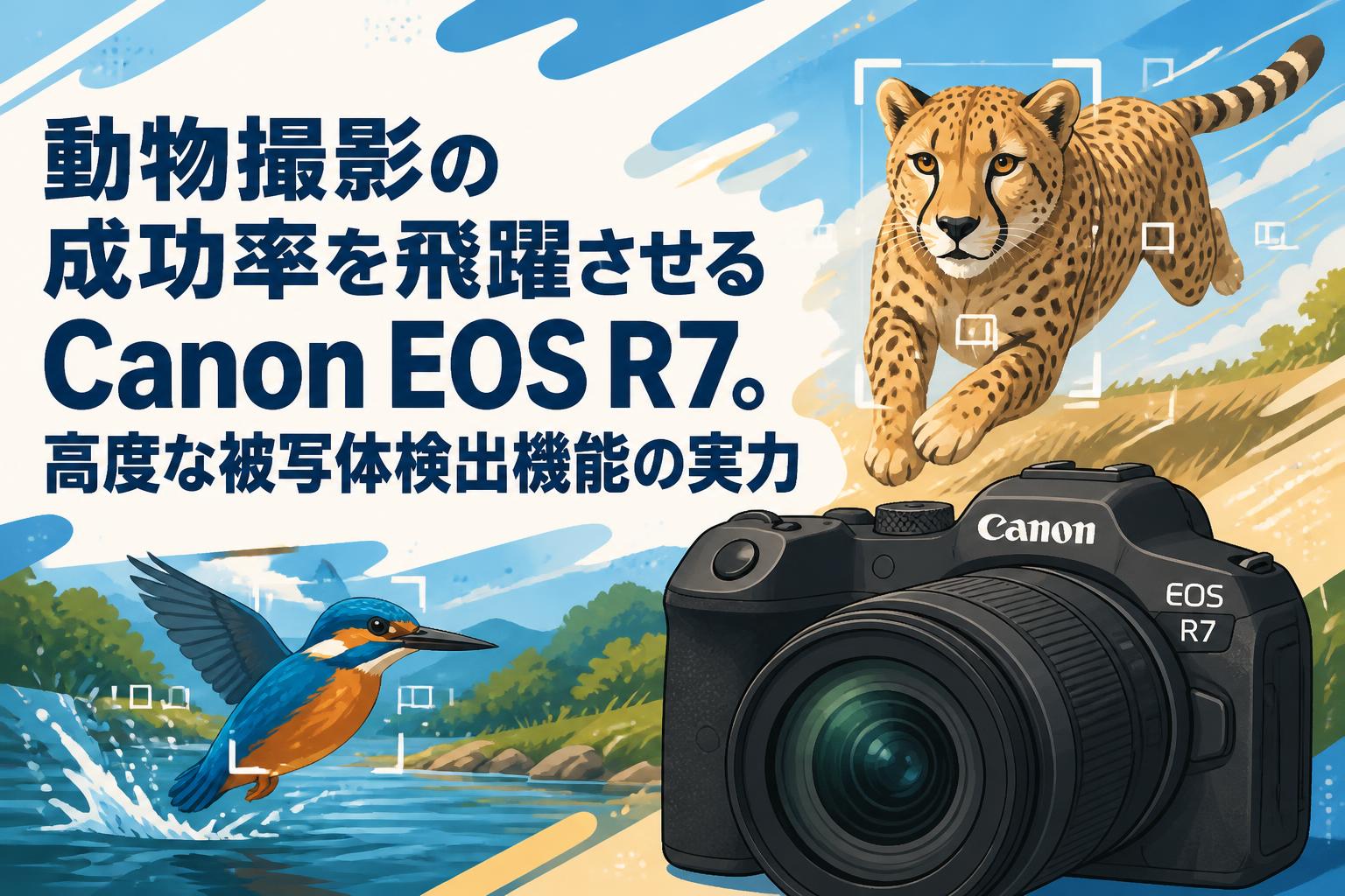 動物撮影の成功率を飛躍させるCanon EOS R7。高度な被写体検出機能の実力