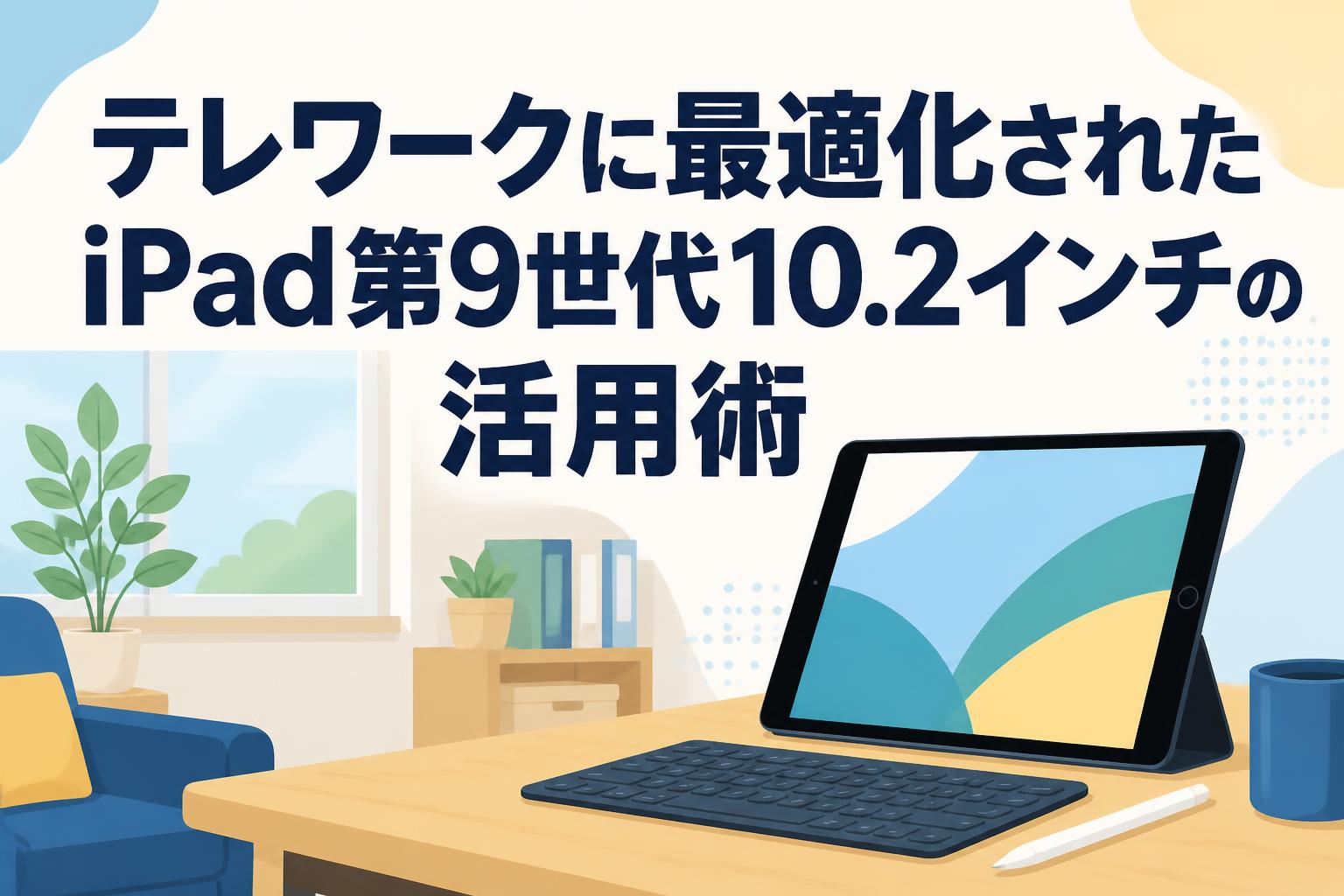 テレワークに最適化されたiPad第9世代10.2インチの活用術