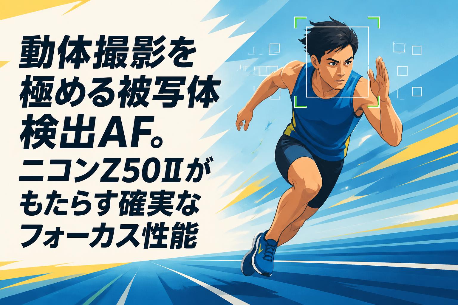 動体撮影を極める被写体検出AF。ニコンZ50Ⅱがもたらす確実なフォーカス性能