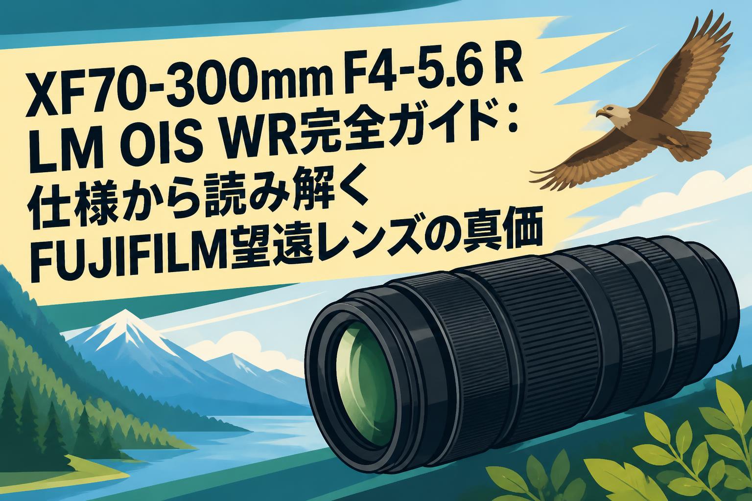 XF70-300mm F4-5.6 R LM OIS WR完全ガイド：仕様から読み解くFUJIFILM望遠レンズの真価