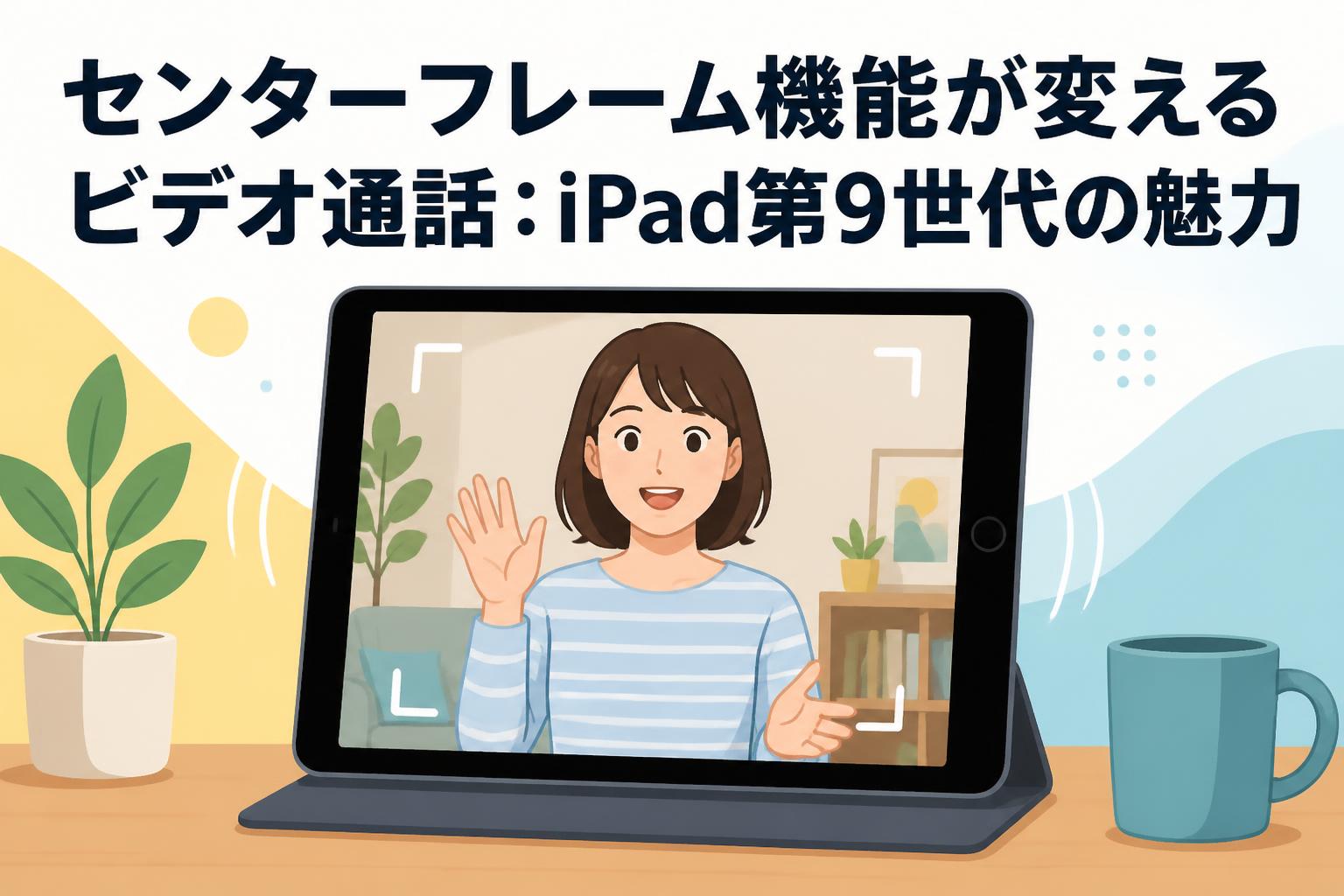 センターフレーム機能が変えるビデオ通話：iPad第9世代の魅力