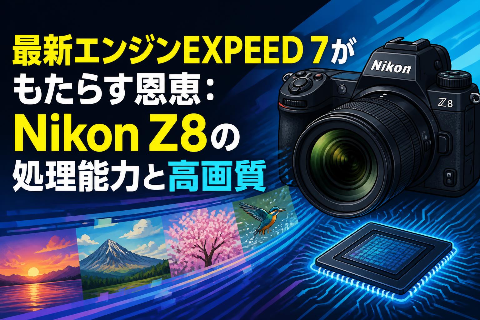 最新エンジンEXPEED 7がもたらす恩恵：Nikon Z8の処理能力と高画質