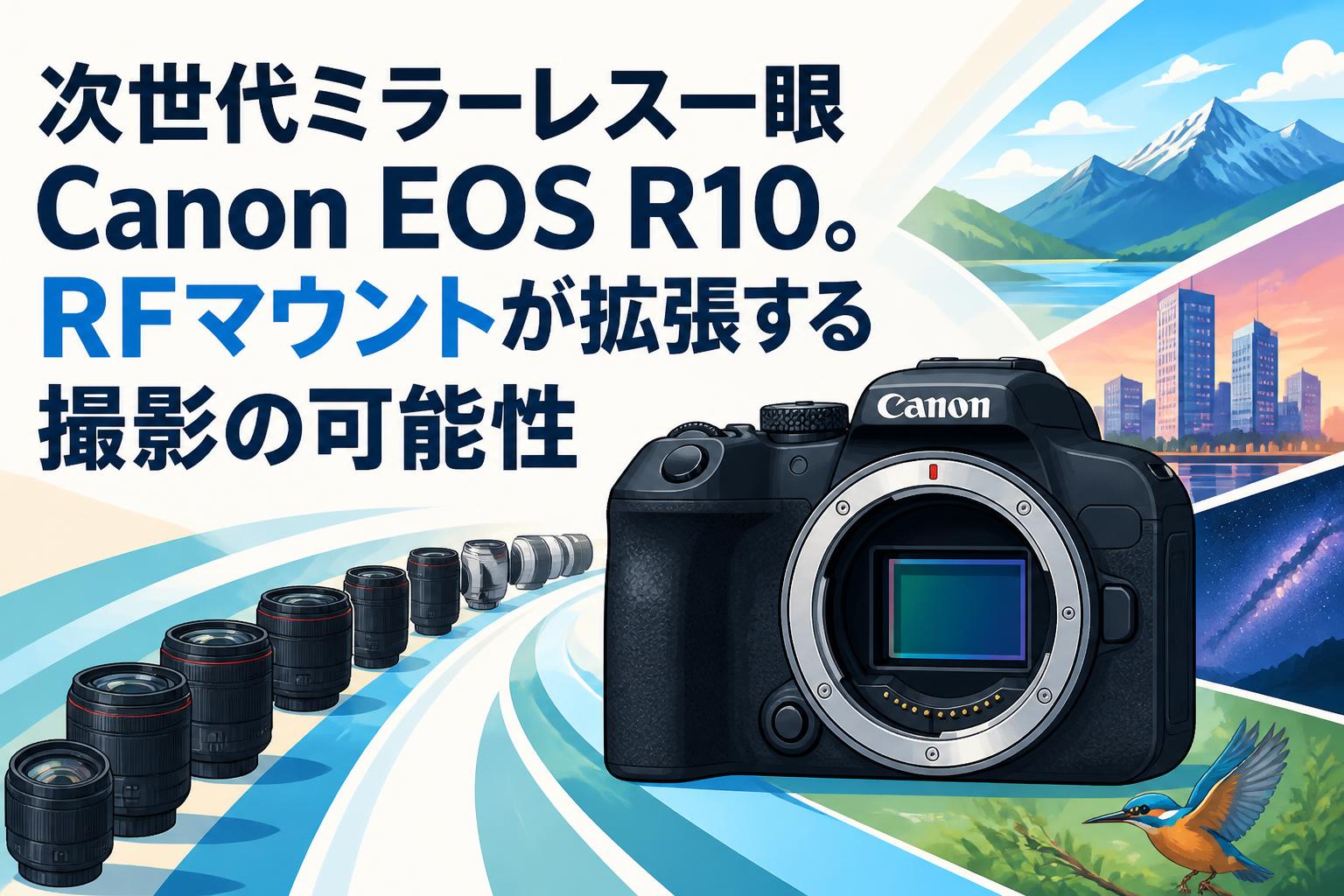 次世代ミラーレス一眼 Canon EOS R10。RFマウントが拡張する撮影の可能性