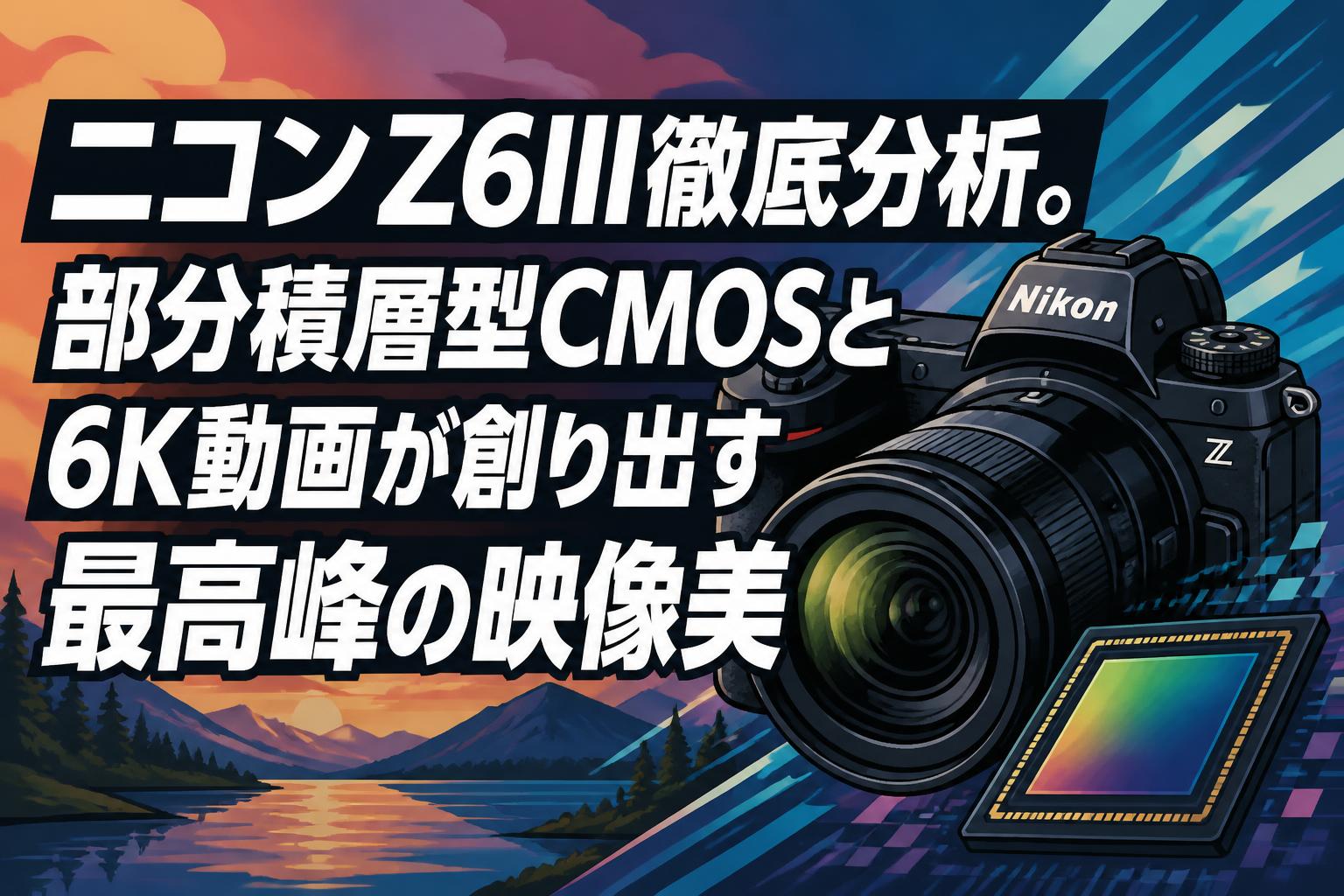ニコン Z6III徹底分析。部分積層型CMOSと6K動画が創り出す最高峰の映像美