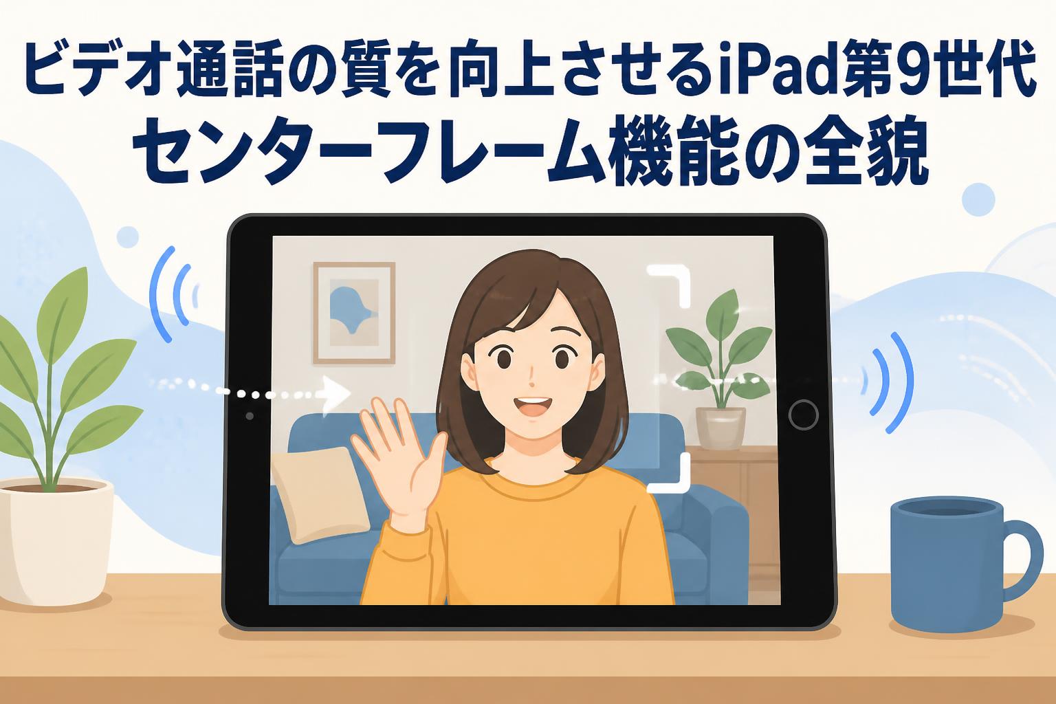 ビデオ通話の質を向上させるiPad第9世代センターフレーム機能の全貌