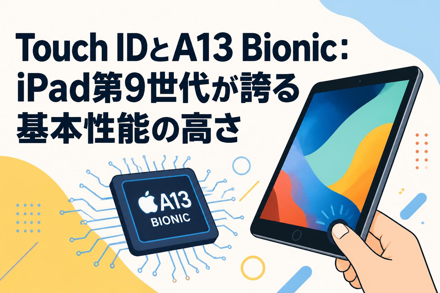 Touch IDとA13 Bionic：iPad第9世代が誇る基本性能の高さ