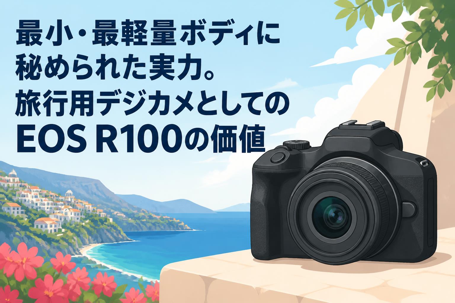 最小・最軽量ボディに秘められた実力。旅行用デジカメとしてのEOS R100の価値
