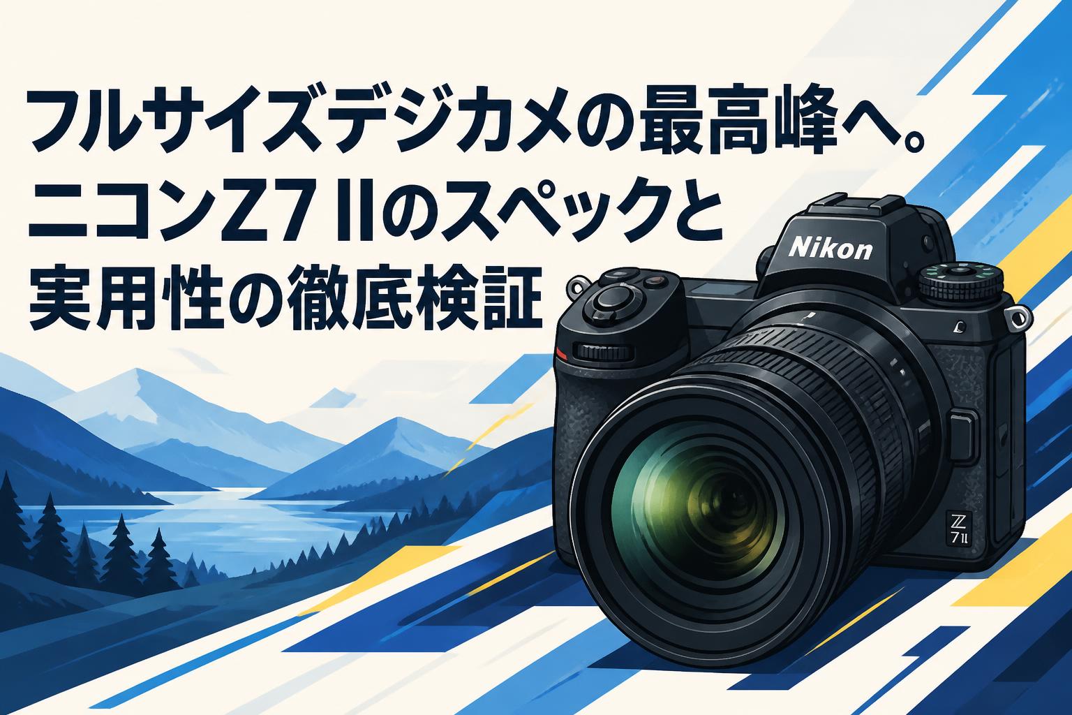 フルサイズデジカメの最高峰へ。ニコンZ7 IIのスペックと実用性の徹底検証