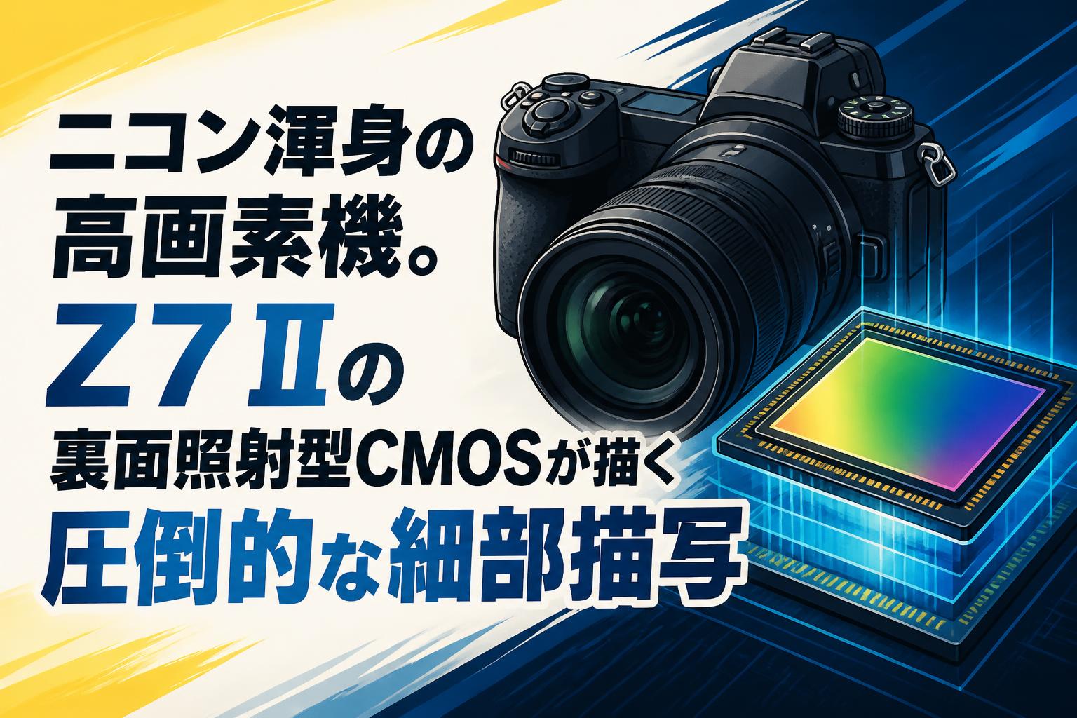 ニコン渾身の高画素機。Z7 IIの裏面照射型CMOSが描く圧倒的な細部描写