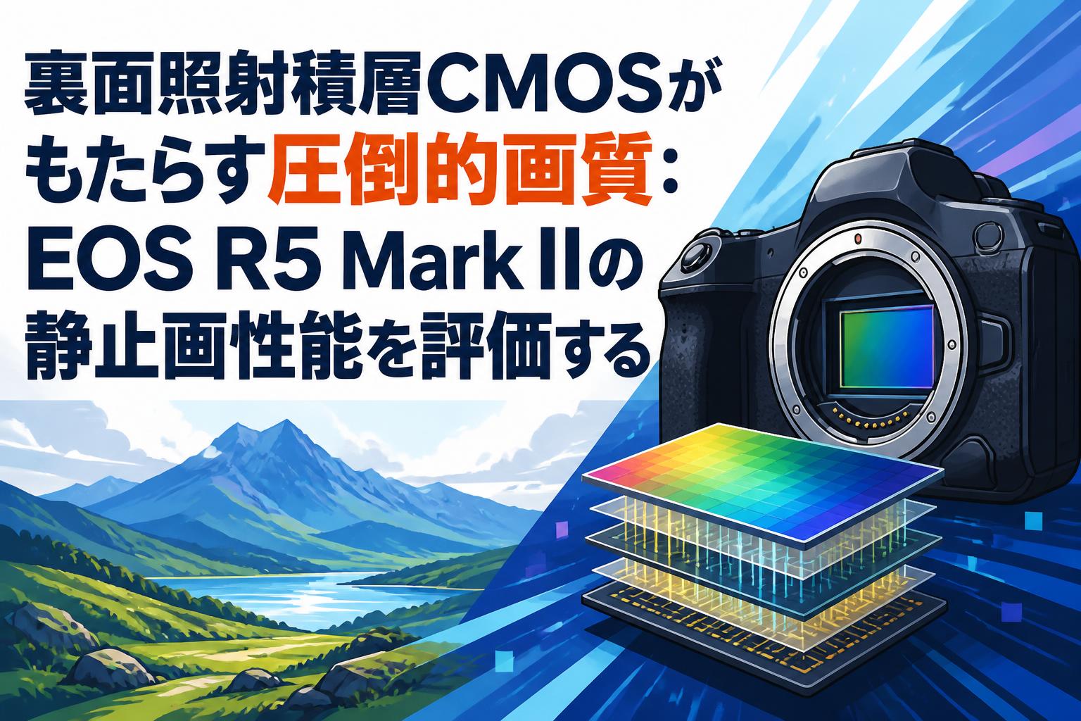 裏面照射積層CMOSがもたらす圧倒的画質：EOS R5 Mark IIの静止画性能を評価する