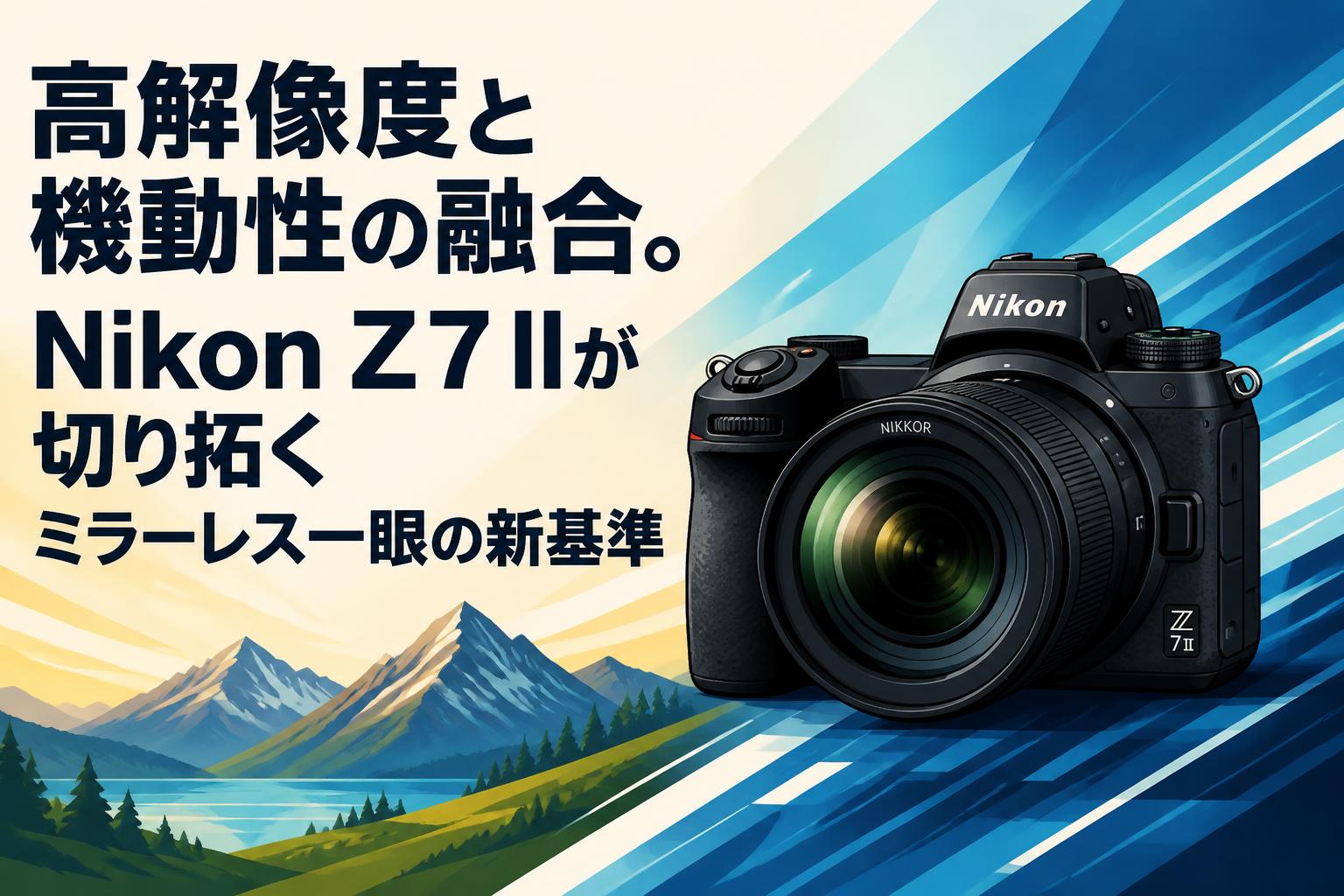 高解像度と機動性の融合。Nikon Z7 IIが切り拓くミラーレス一眼の新基準