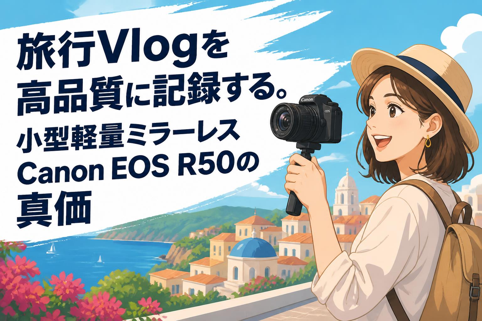旅行Vlogを高品質に記録する。小型軽量ミラーレスCanon EOS R50の真価