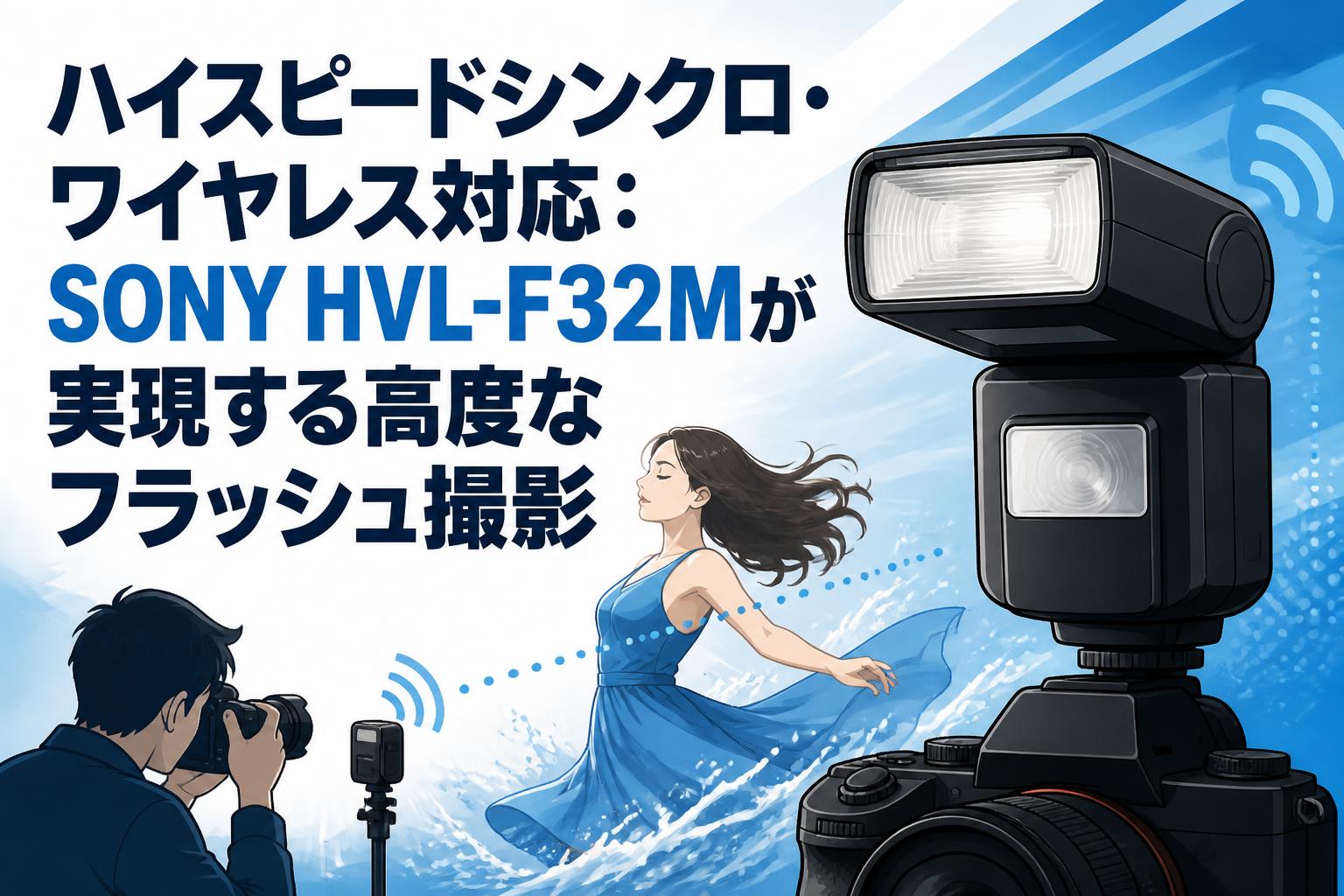 ハイスピードシンクロ・ワイヤレス対応：SONY HVL-F32Mが実現する高度なフラッシュ撮影