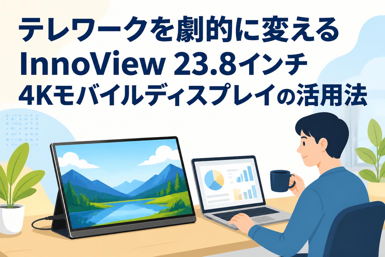 テレワークを劇的に変えるInnoView 23.8インチ4Kモバイルディスプレイの活用法