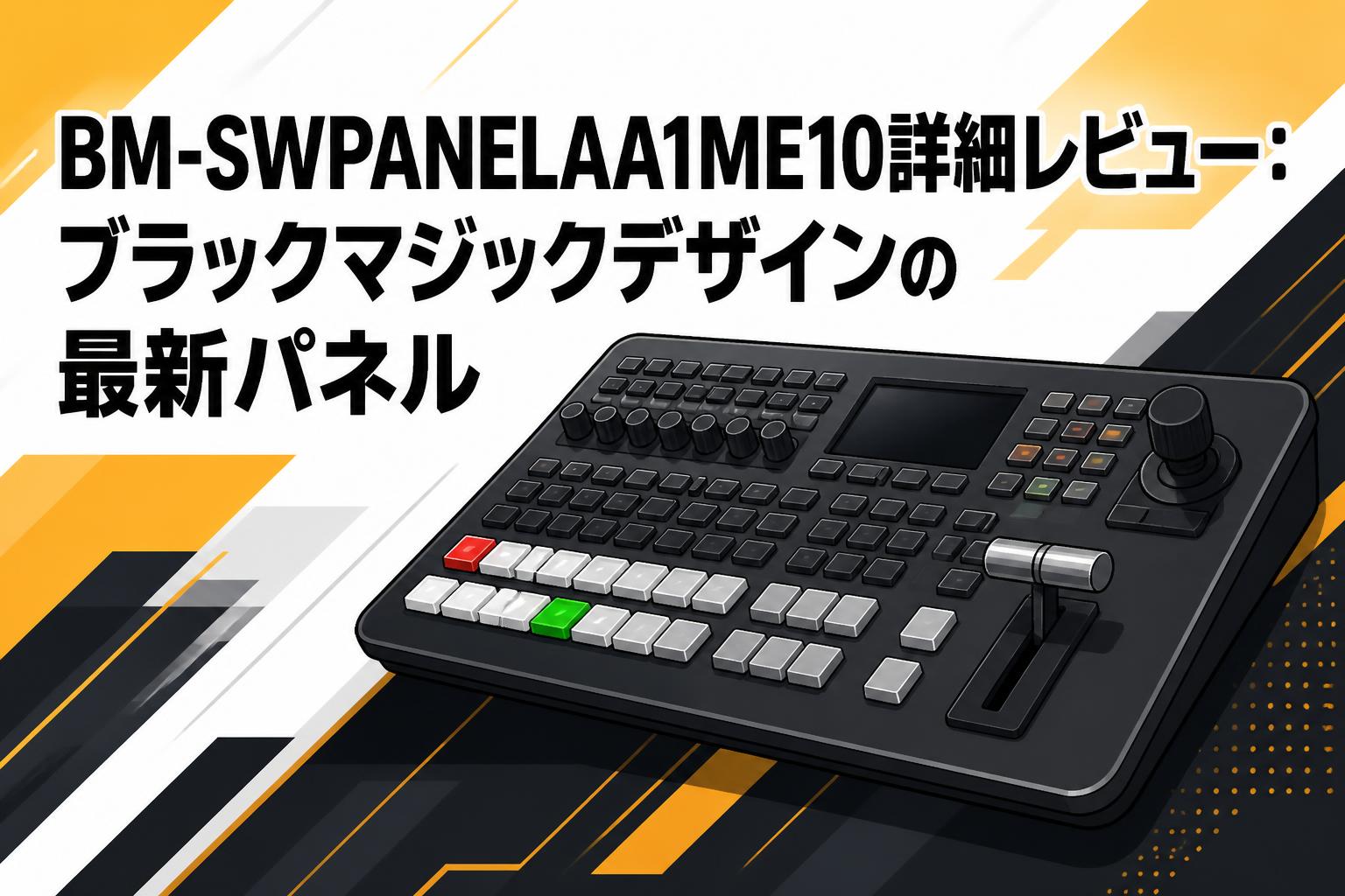 BM-SWPANELAA1ME10詳細レビュー：ブラックマジックデザインの最新パネル