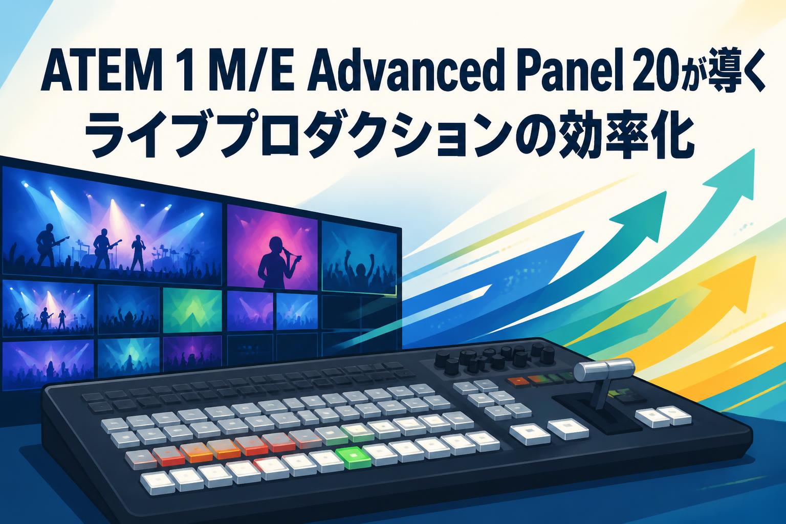 ATEM 1 M/E Advanced Panel 20が導くライブプロダクションの効率化