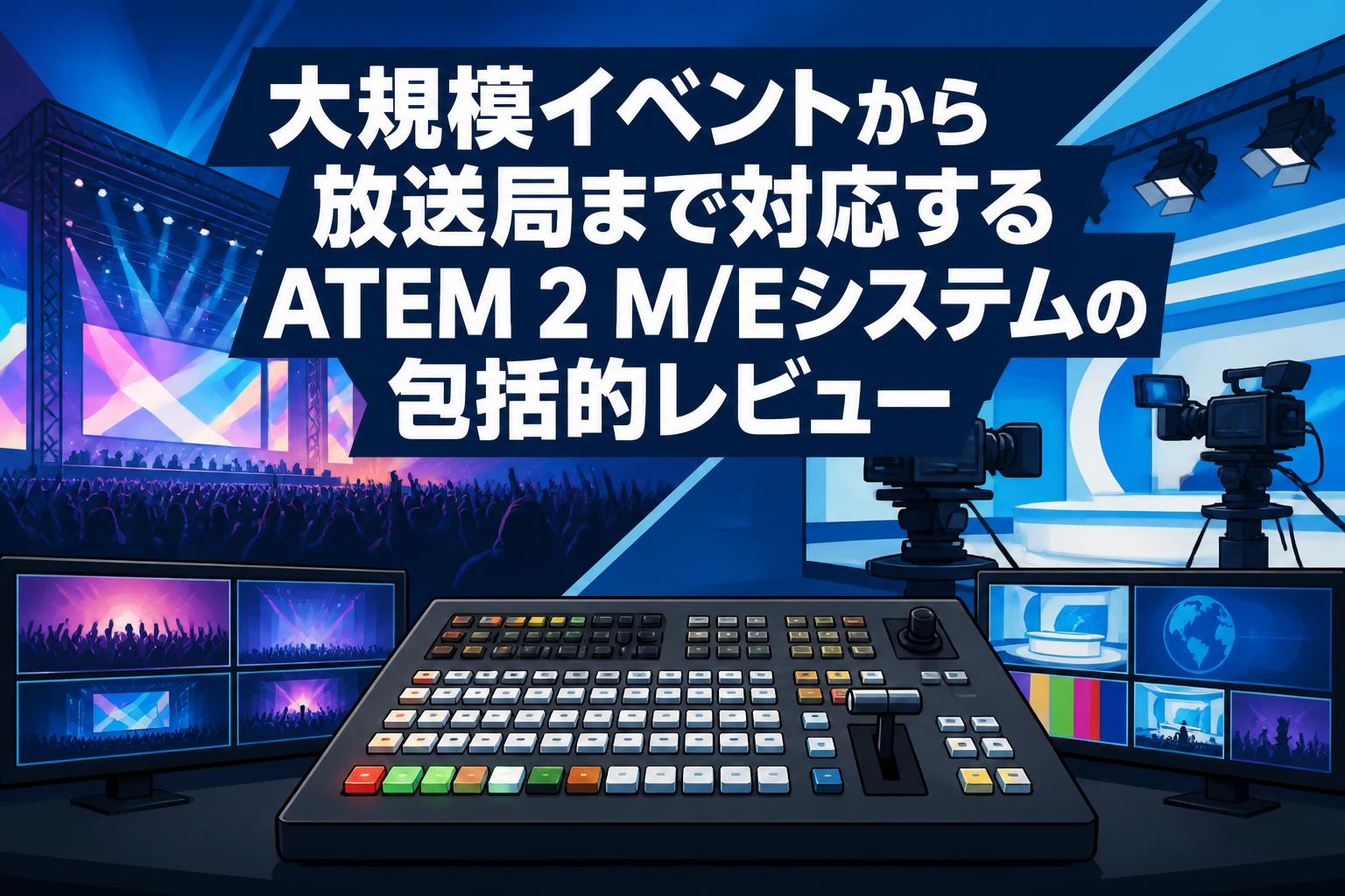 大規模イベントから放送局まで対応するATEM 2 M/Eシステムの包括的レビュー