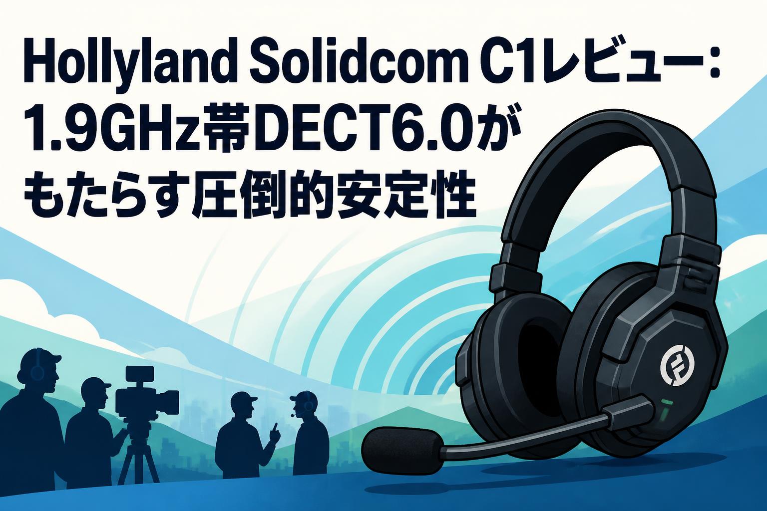Hollyland Solidcom C1レビュー：1.9GHz帯DECT6.0がもたらす圧倒的安定性
