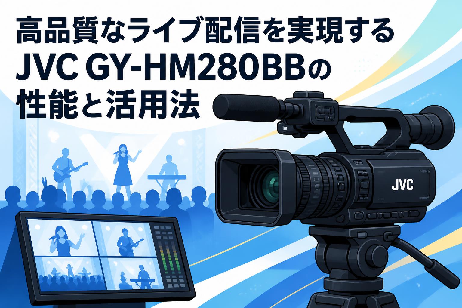 高品質なライブ配信を実現するJVC GY-HM280BBの性能と活用法