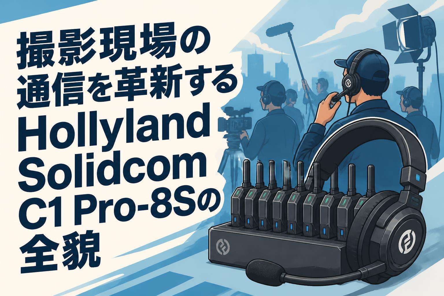 撮影現場の通信を革新するHollyland Solidcom C1 Pro-8Sの全貌