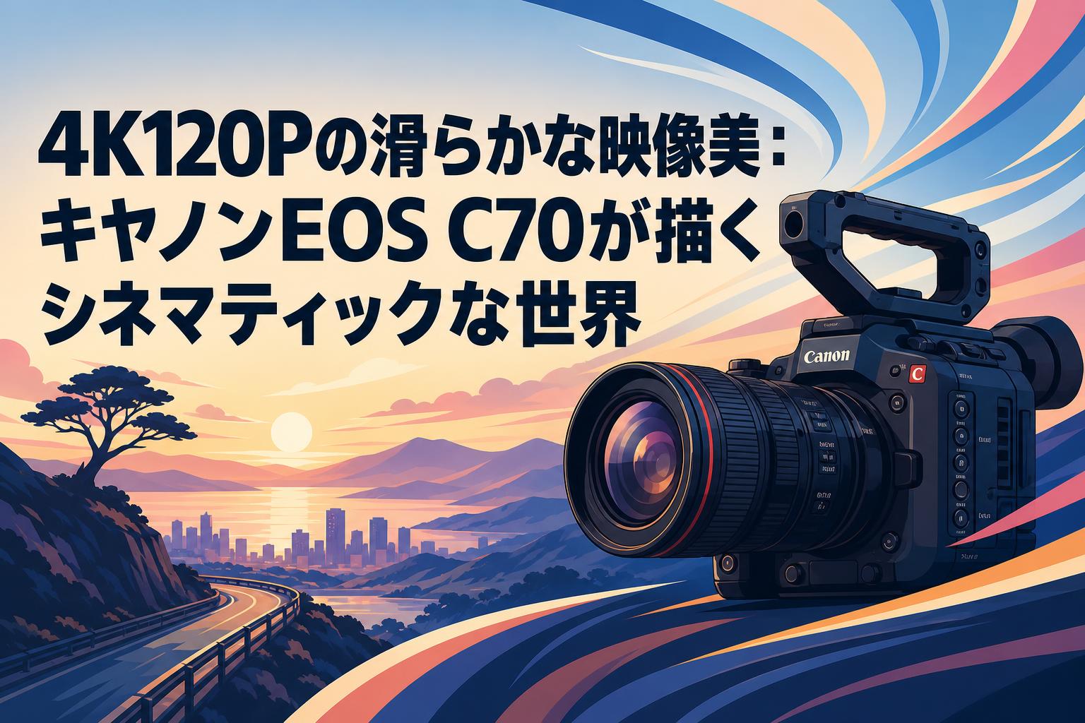 4K120Pの滑らかな映像美：キヤノンEOS C70が描くシネマティックな世界
