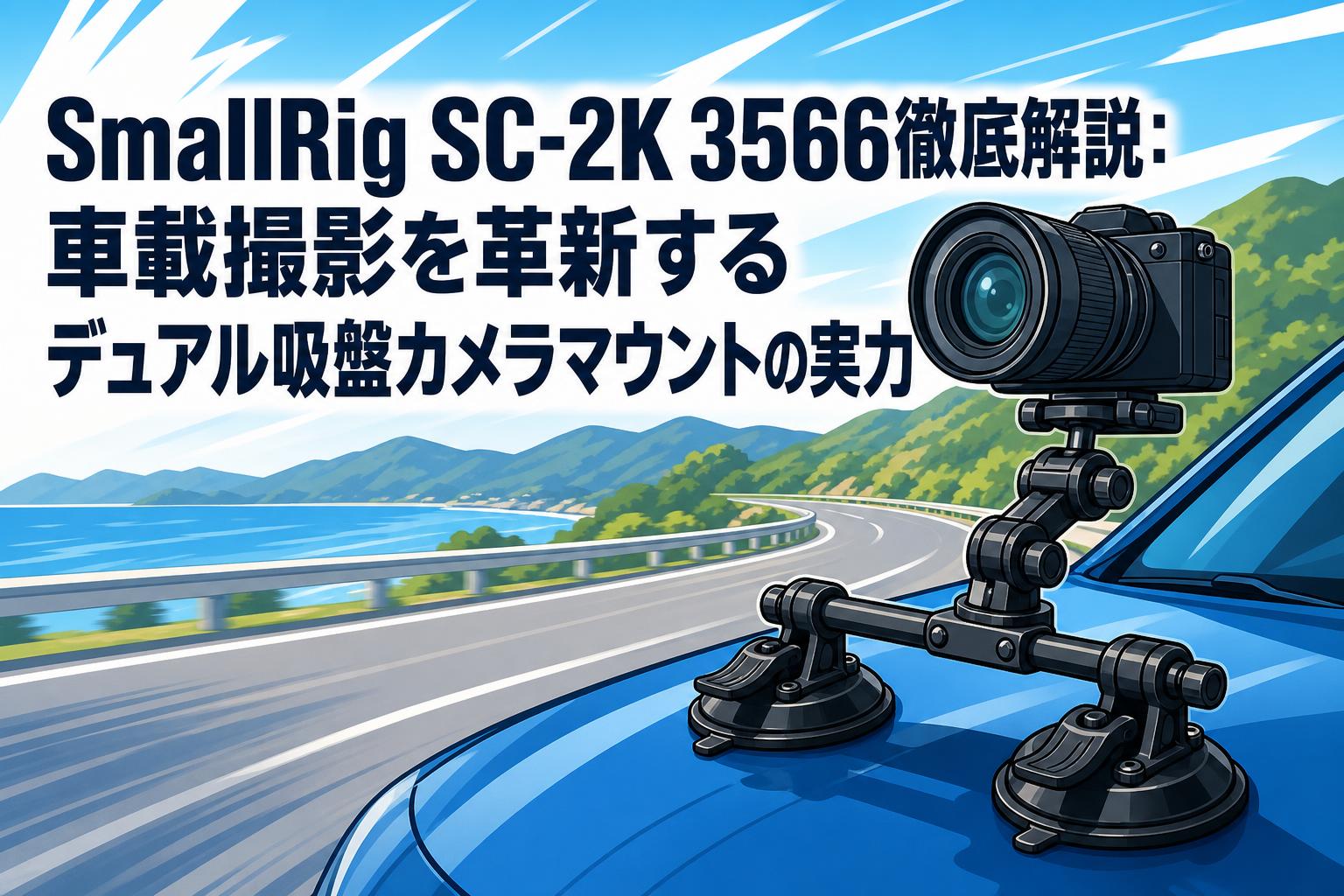 SmallRig SC-2K 3566徹底解説：車載撮影を革新するデュアル吸盤カメラマウントの実力