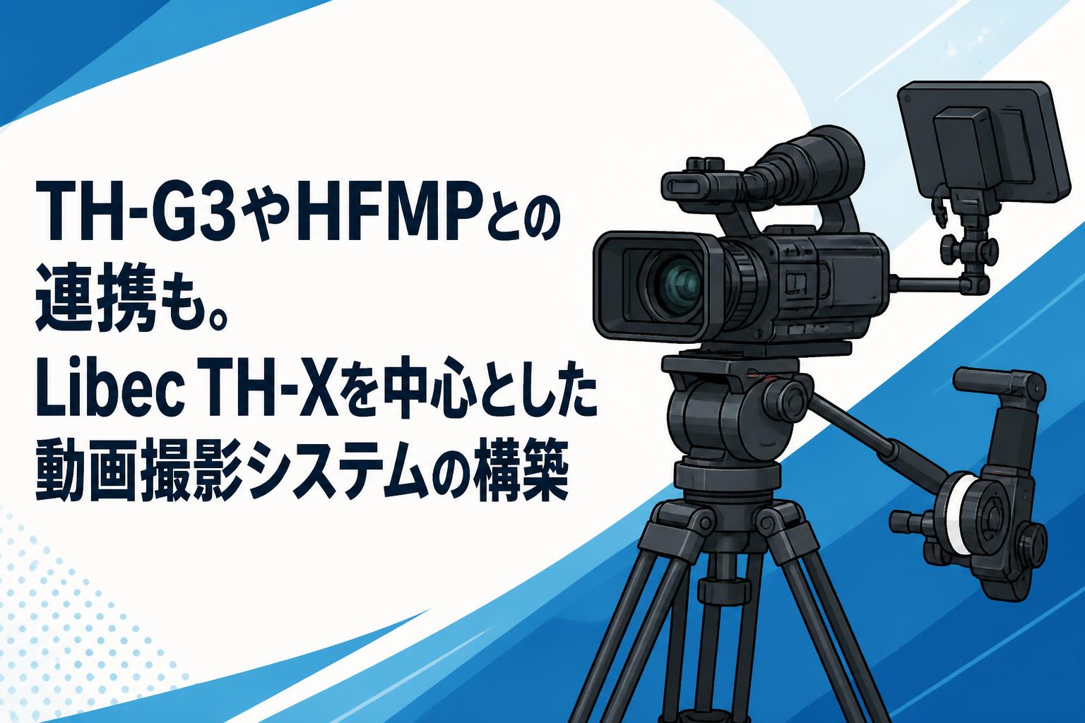 TH-G3やHFMPとの連携も。Libec TH-Xを中心とした動画撮影システムの構築