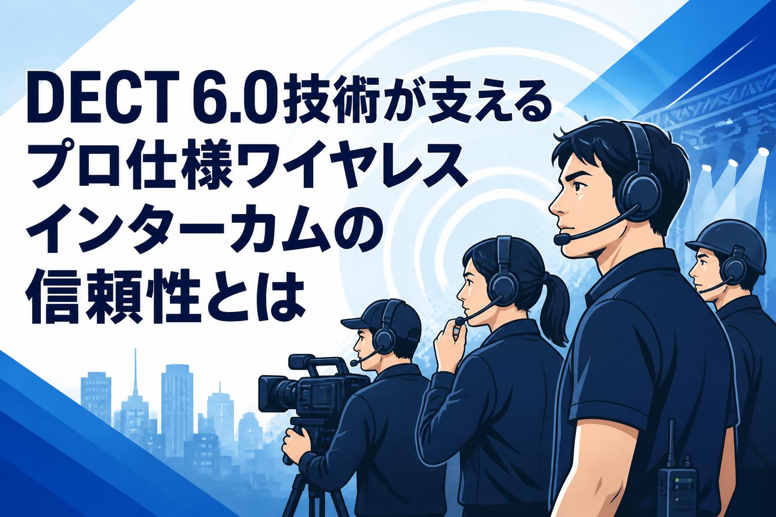 DECT 6.0技術が支えるプロ仕様ワイヤレスインターカムの信頼性とは