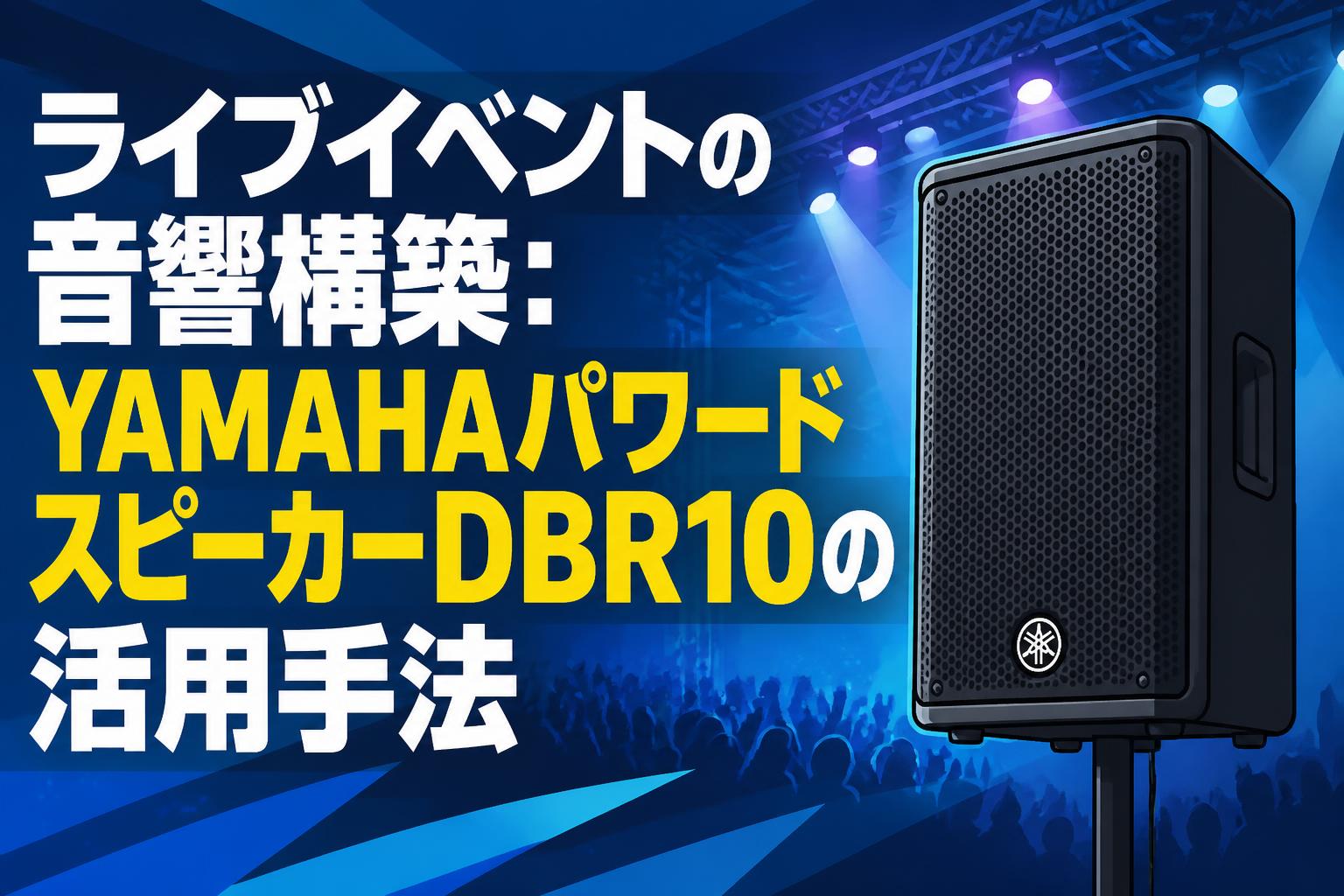 ライブイベントの音響構築：YAMAHAパワードスピーカーDBR10の活用手法