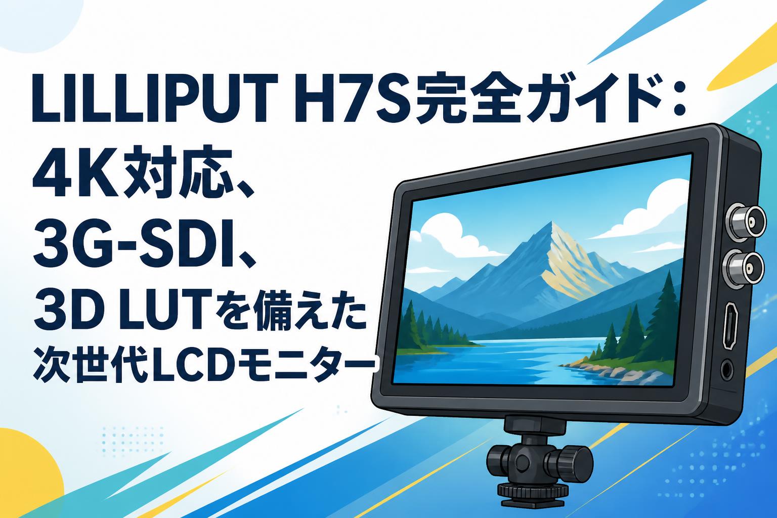 LILLIPUT H7S完全ガイド：4K対応、3G-SDI、3D LUTを備えた次世代LCDモニター