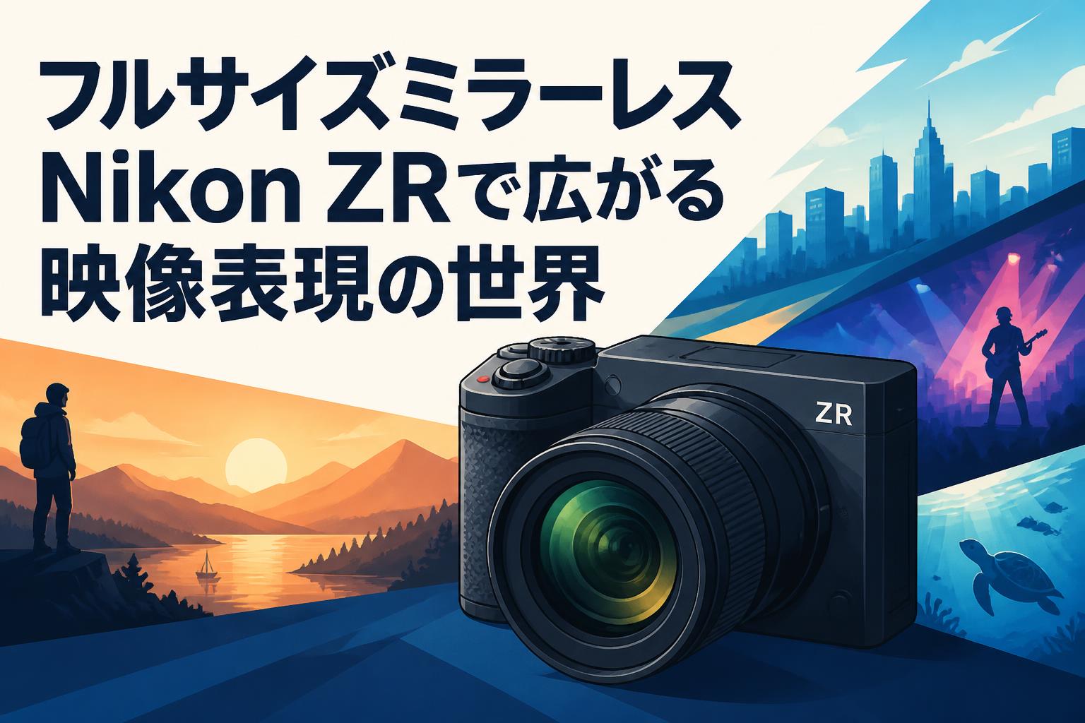 フルサイズミラーレスNikon ZRで広がる映像表現の世界