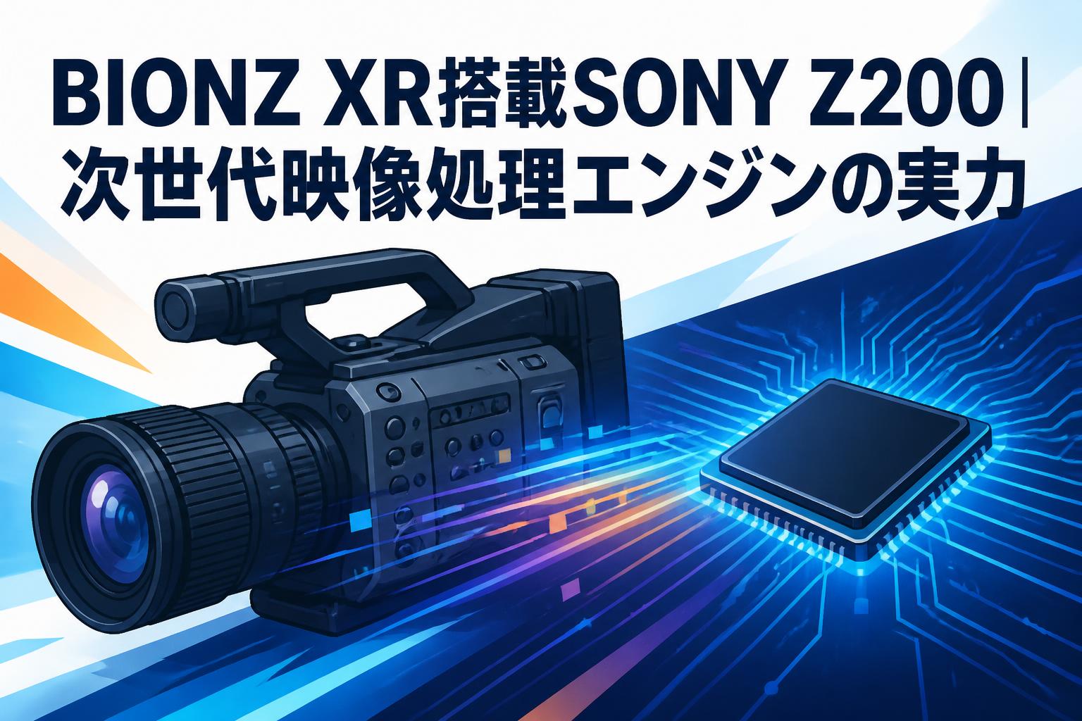 BIONZ XR搭載SONY Z200｜次世代映像処理エンジンの実力