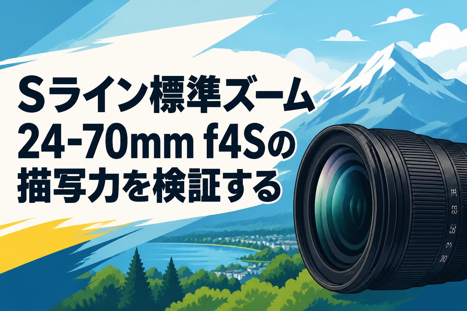 Sライン標準ズーム24-70mm f4Sの描写力を検証する