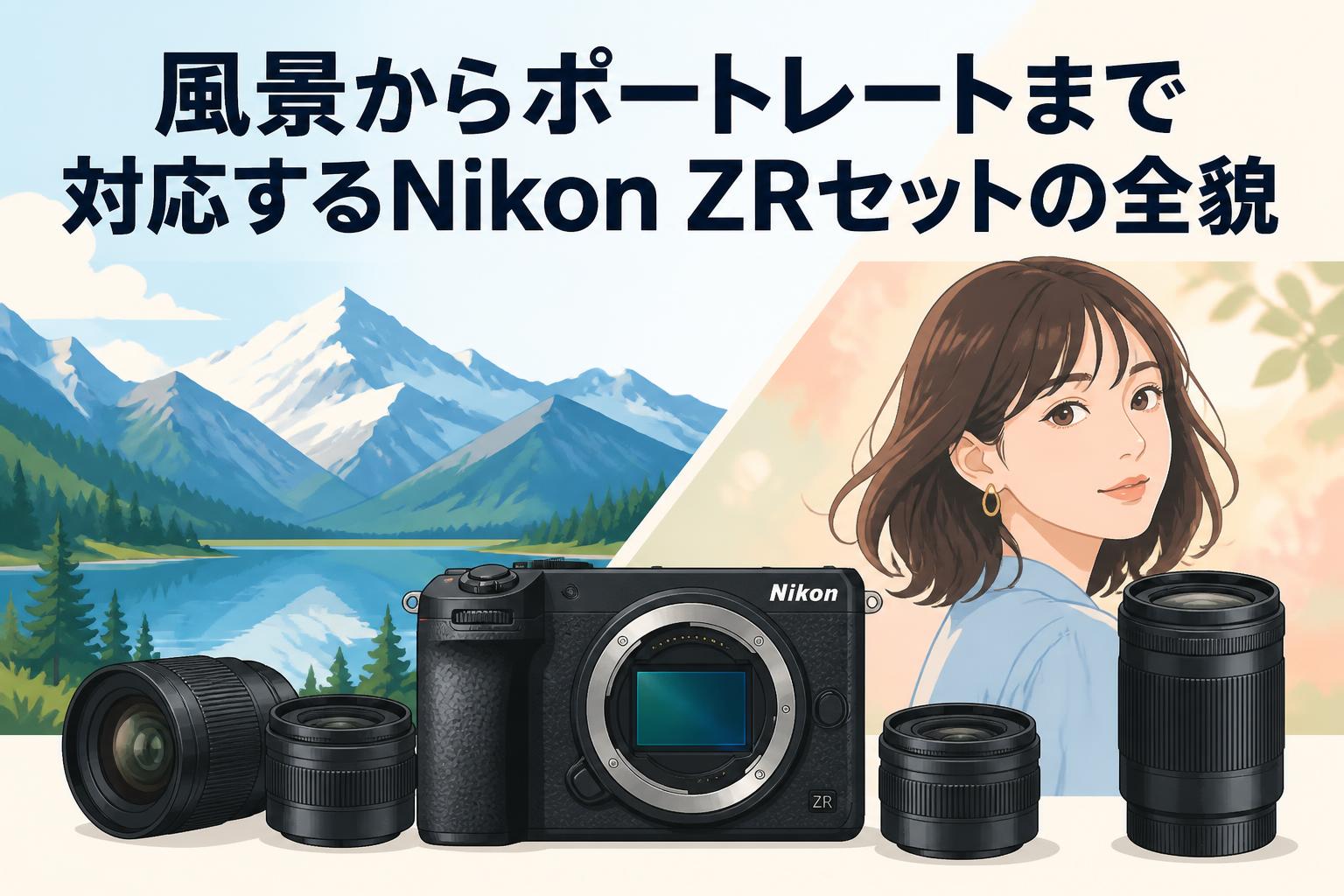 風景からポートレートまで対応するNikon ZRセットの全貌