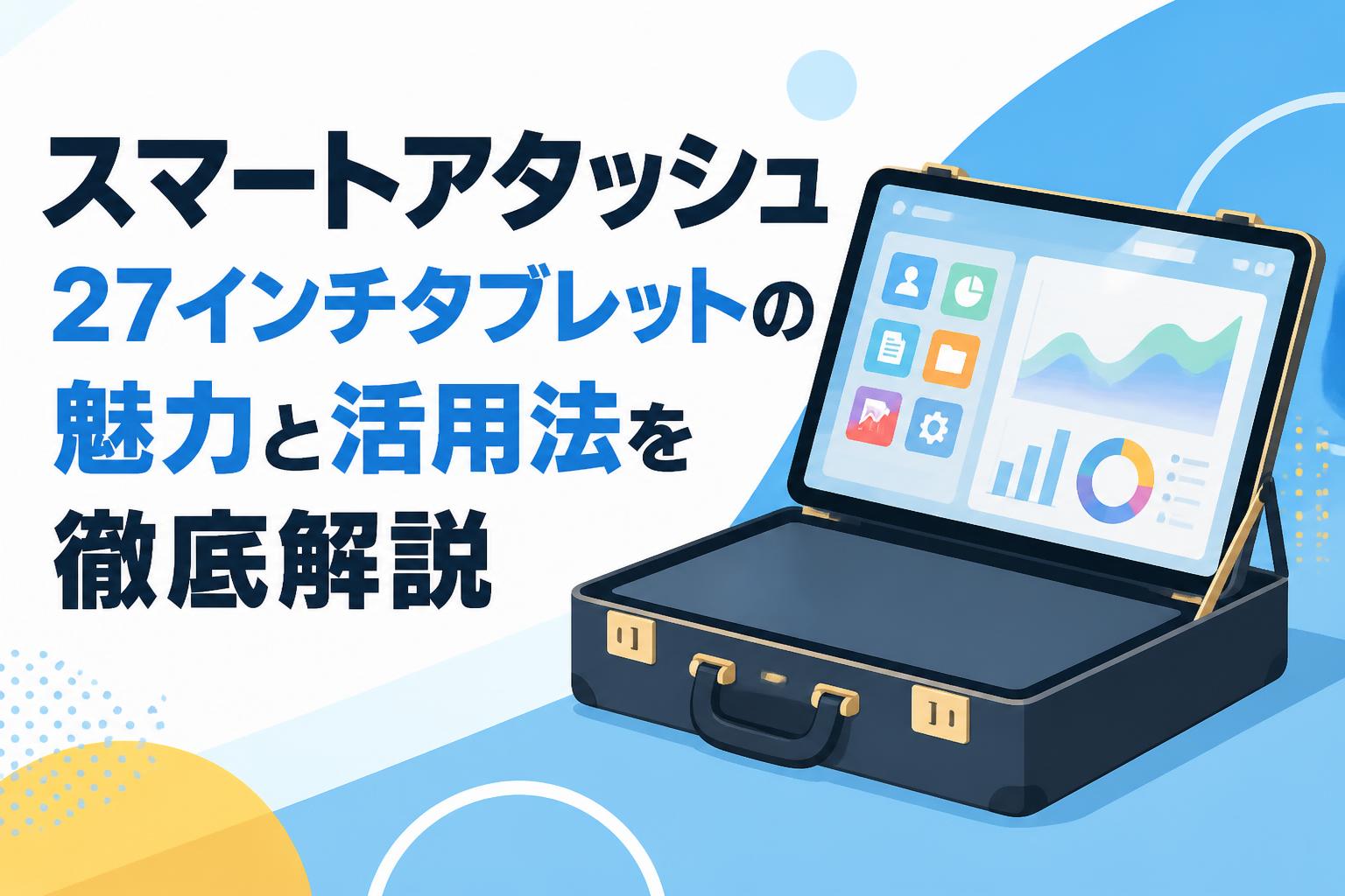 スマートアタッシュ27インチタブレットの魅力と活用法を徹底解説