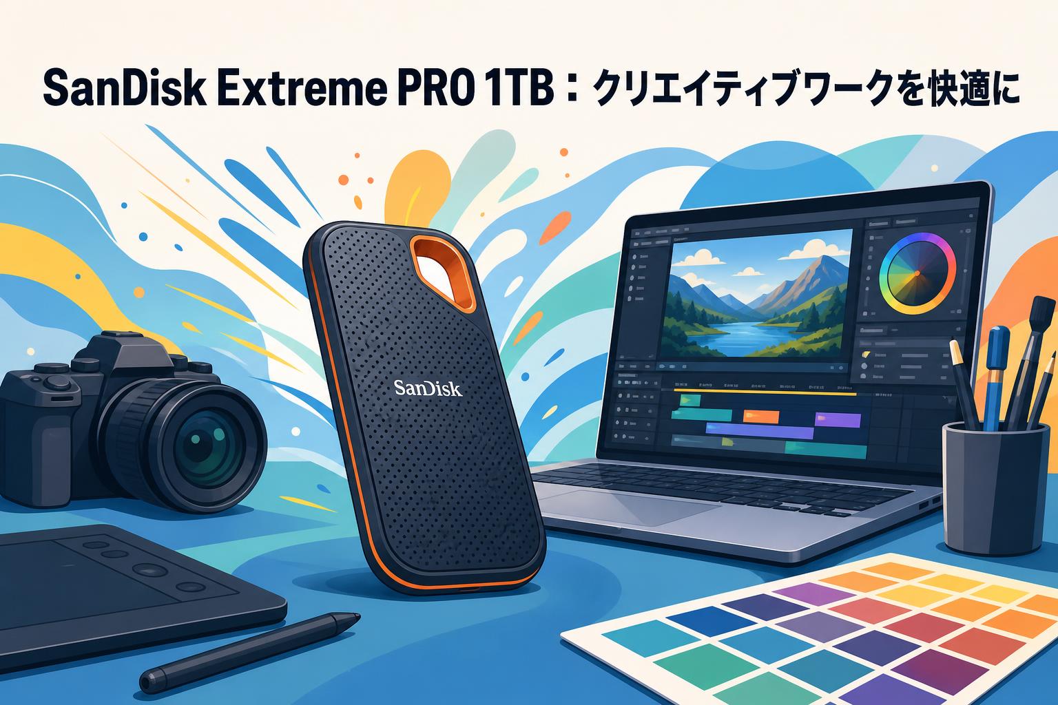 SanDisk Extreme PRO 1TB：クリエイティブワークを快適に