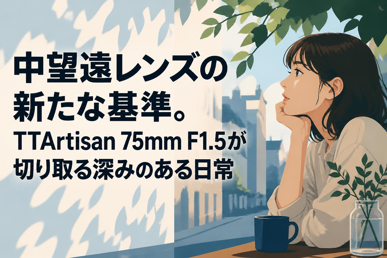中望遠レンズの新たな基準。TTArtisan 75mm F1.5が切り取る深みのある日常