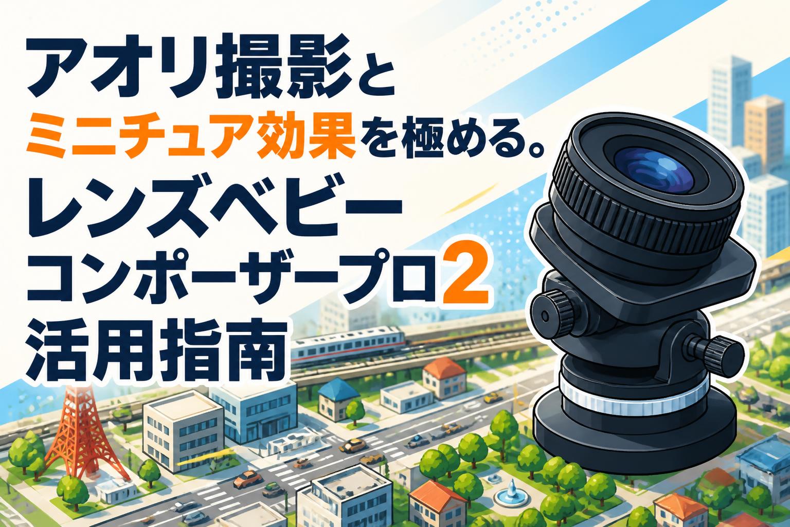 アオリ撮影とミニチュア効果を極める。レンズベビー コンポーザープロ2活用指南