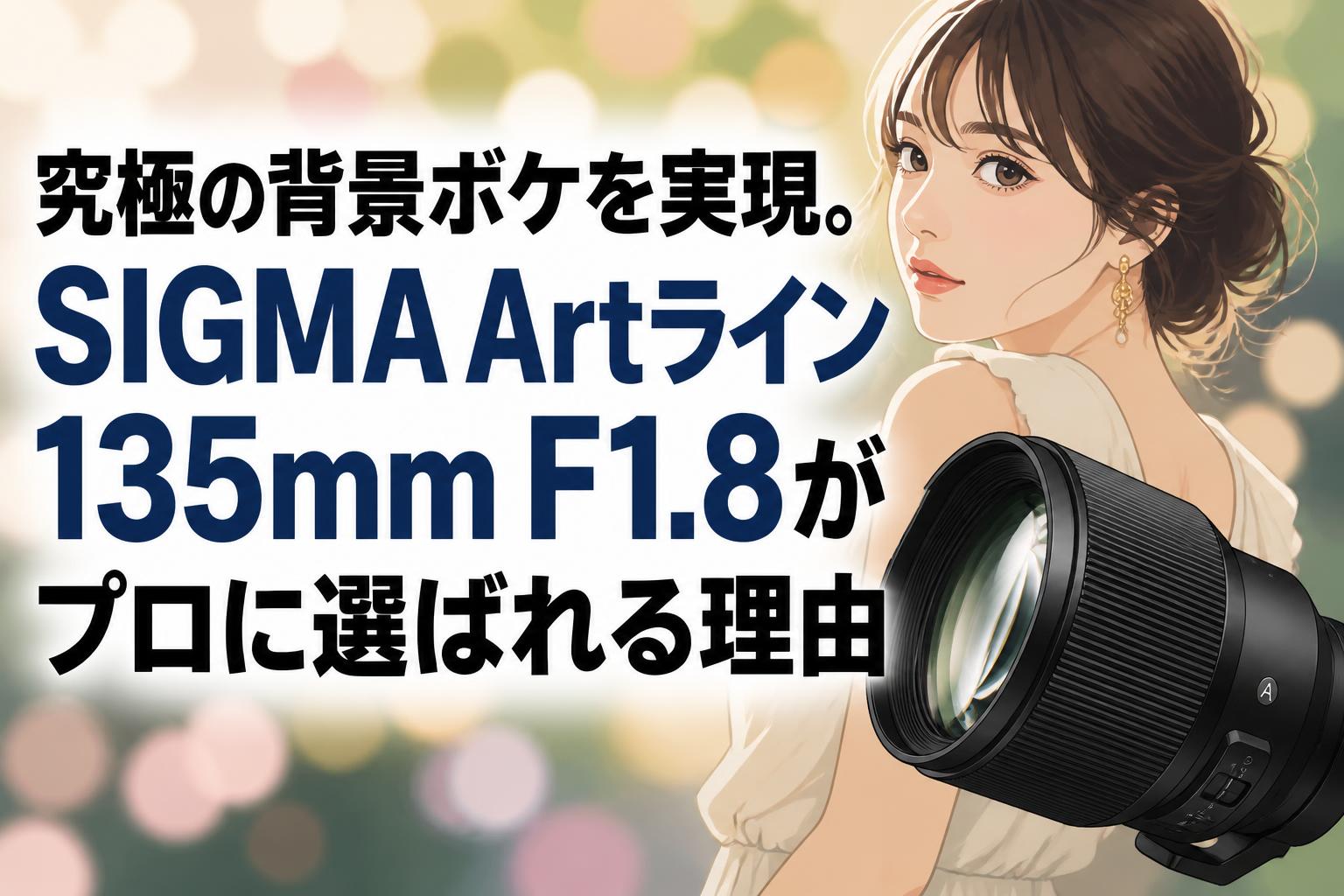 究極の背景ボケを実現。SIGMA Artライン135mm F1.8がプロに選ばれる理由