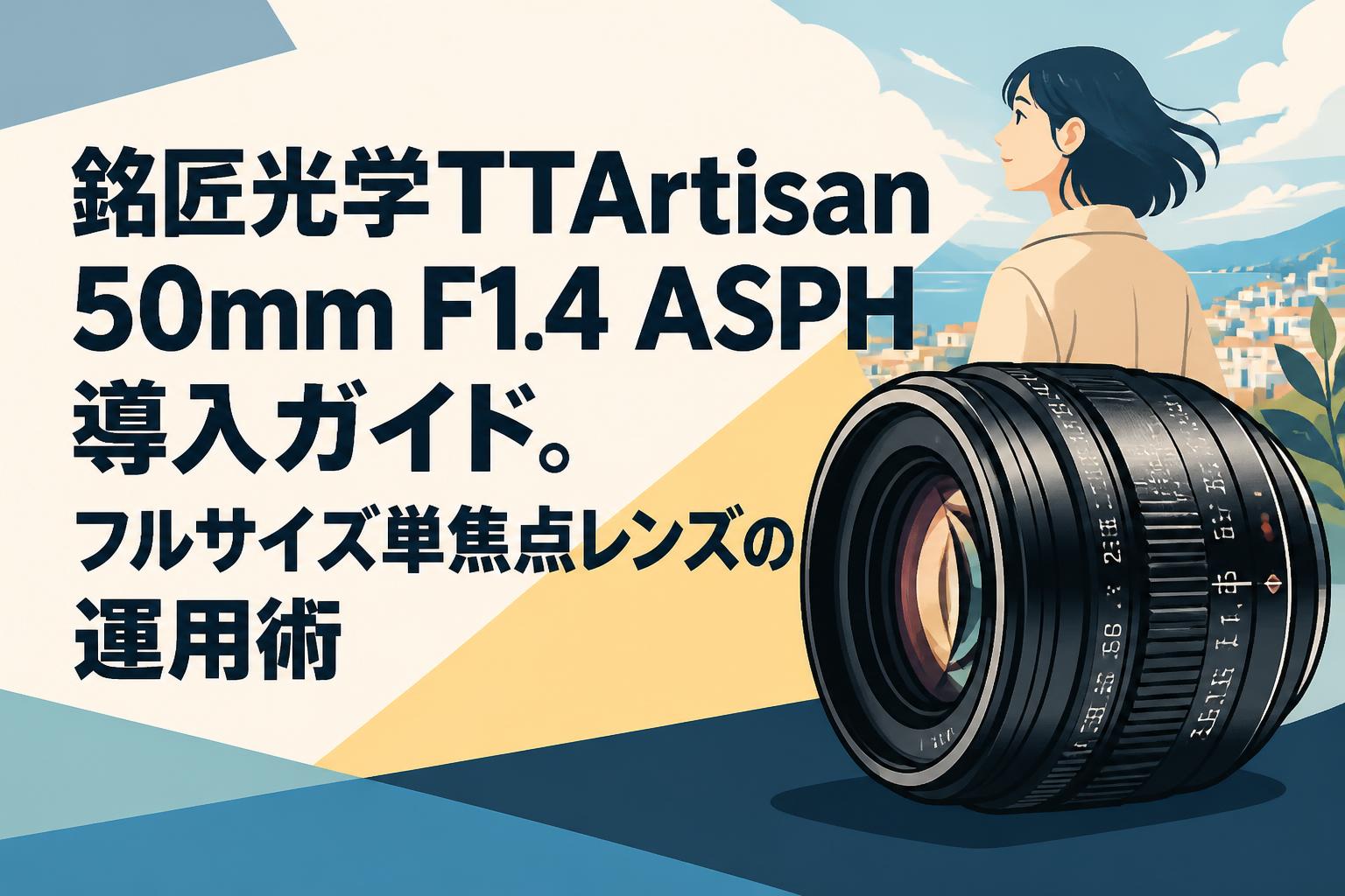 銘匠光学TTArtisan 50mm F1.4 ASPH導入ガイド。フルサイズ単焦点レンズの運用術