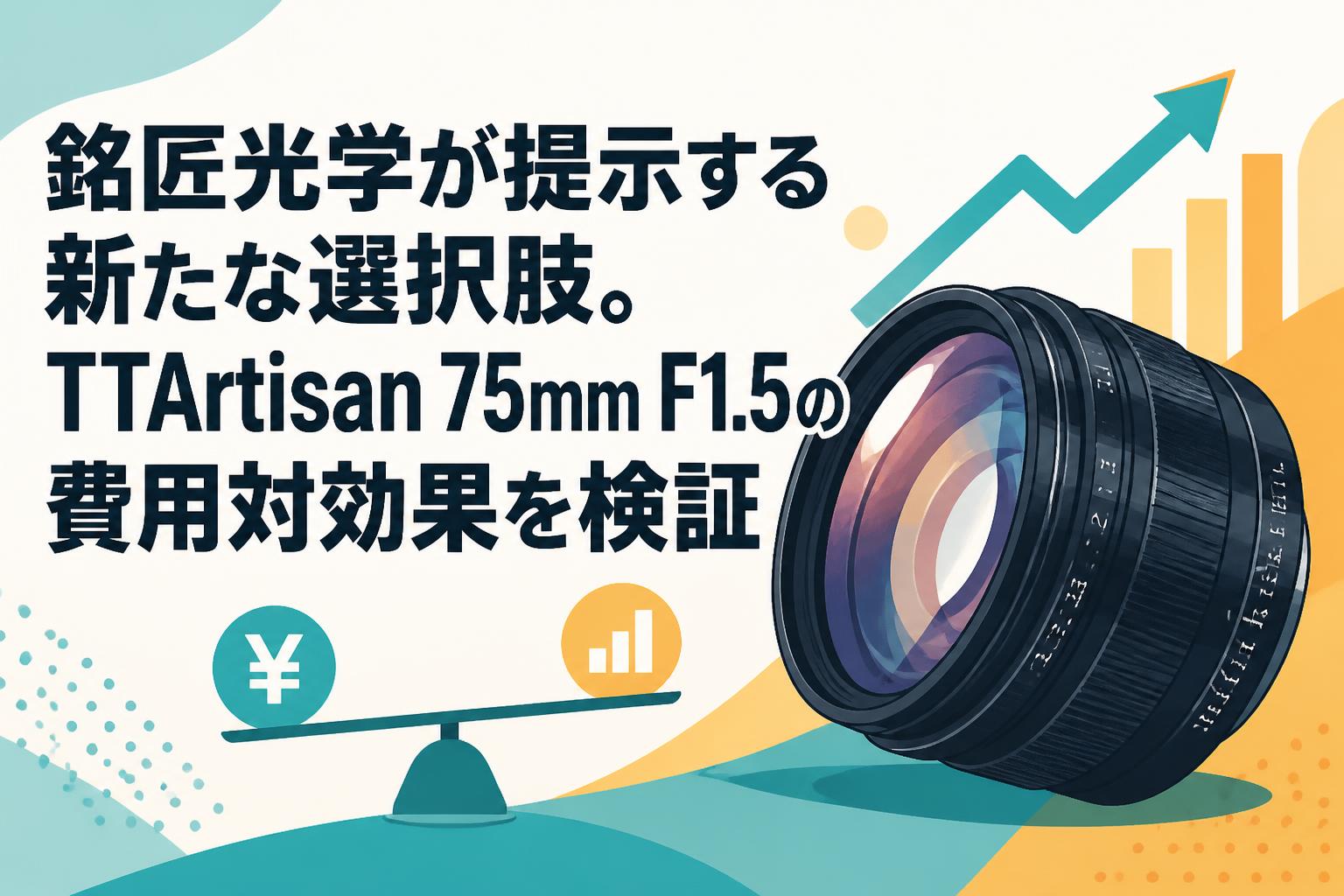 銘匠光学が提示する新たな選択肢。TTArtisan 75mm F1.5の費用対効果を検証