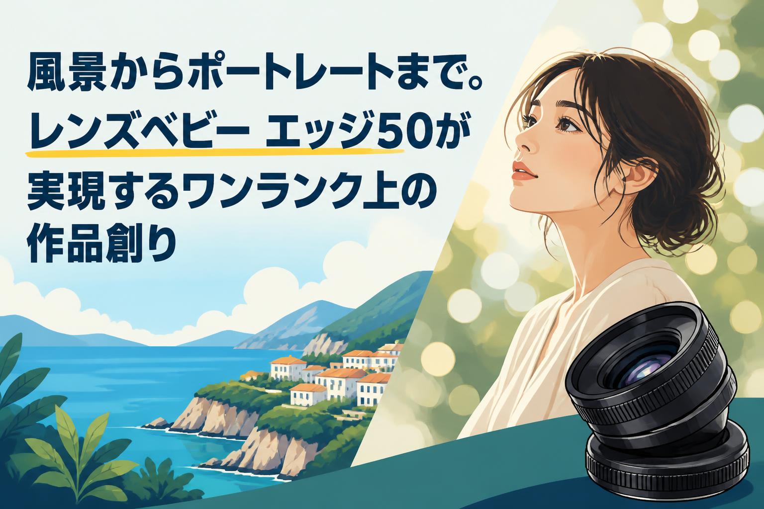 風景からポートレートまで。レンズベビー エッジ50が実現するワンランク上の作品創り