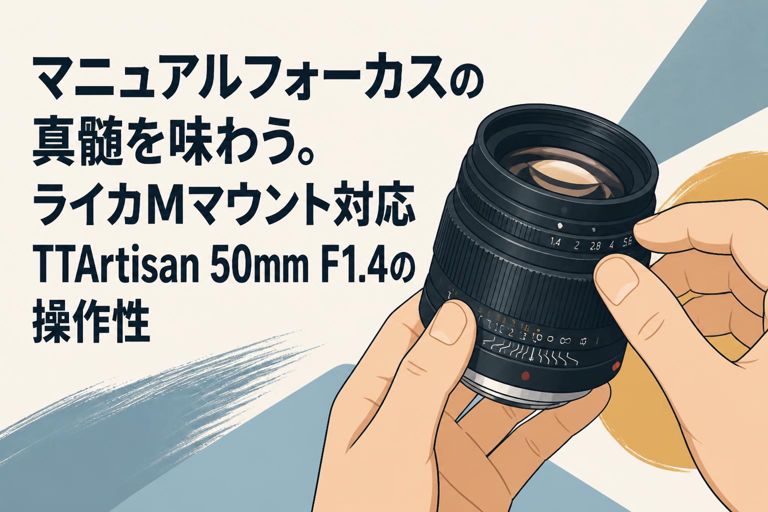 マニュアルフォーカスの真髄を味わう。ライカMマウント対応TTArtisan 50mm F1.4の操作性