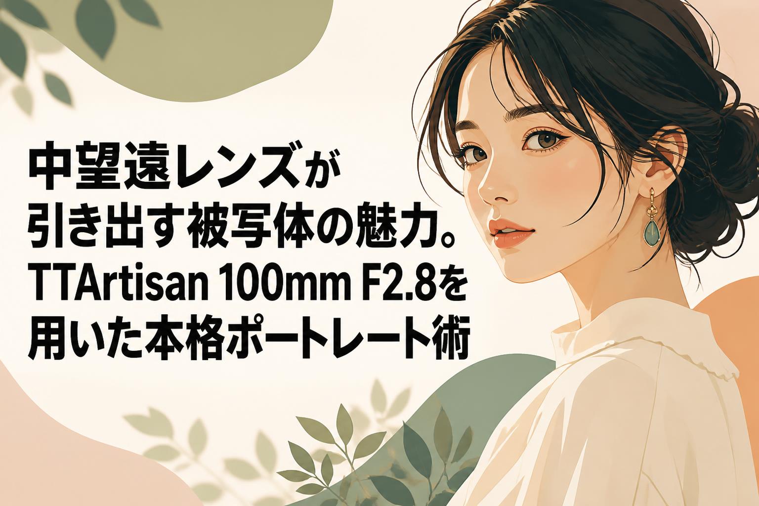 中望遠レンズが引き出す被写体の魅力。TTArtisan 100mm F2.8を用いた本格ポートレート術