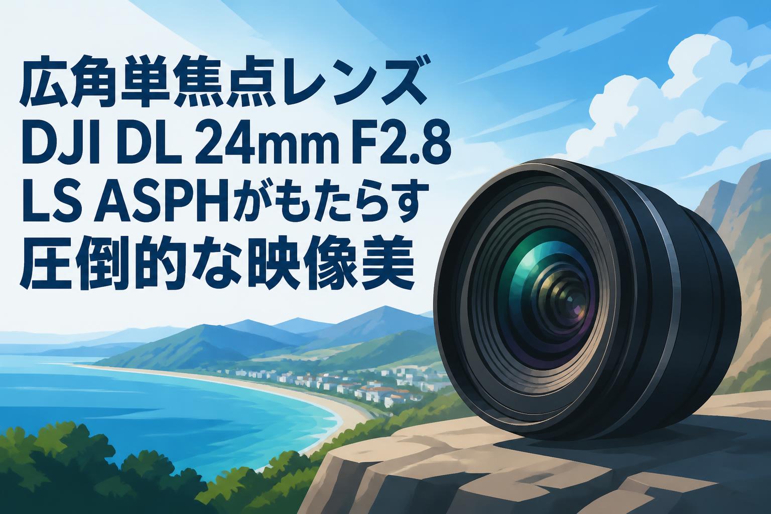 広角単焦点レンズDJI DL 24mm F2.8 LS ASPHがもたらす圧倒的な映像美