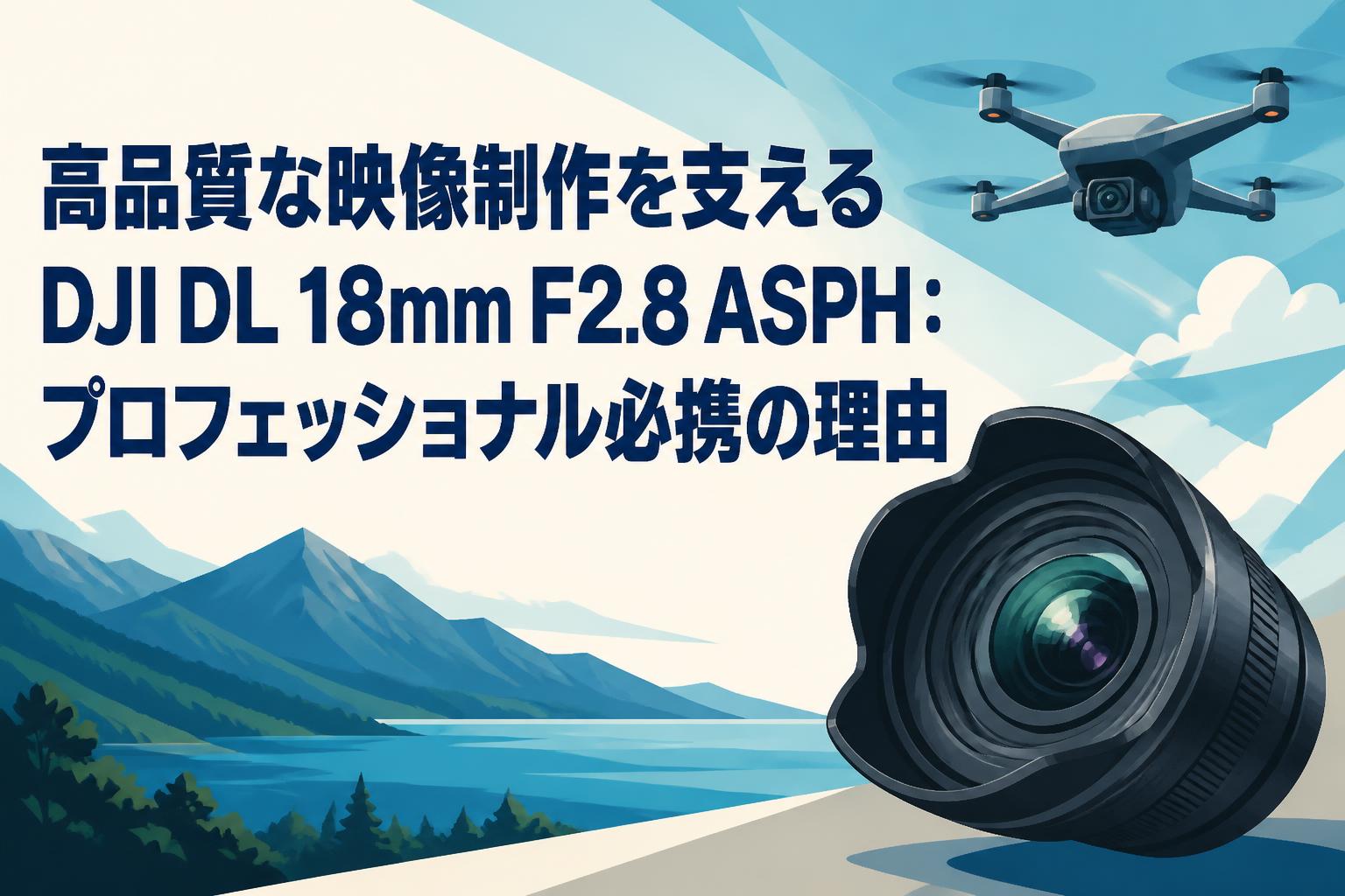 高品質な映像制作を支えるDJI DL 18mm F2.8 ASPH：プロフェッショナル必携の理由