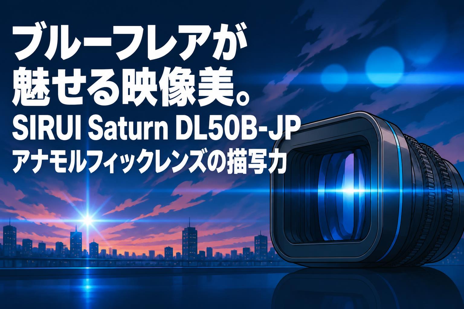 ブルーフレアが魅せる映像美。SIRUI Saturn DL50B-JPアナモルフィックレンズの描写力