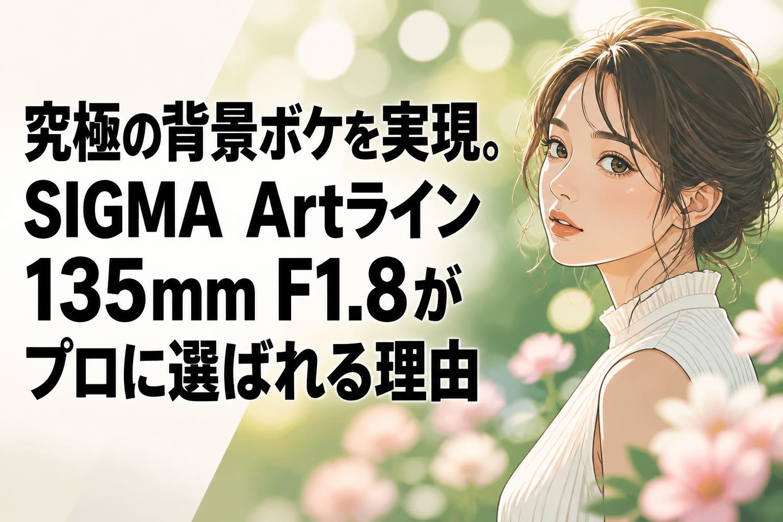 究極の背景ボケを実現。SIGMA Artライン135mm F1.8がプロに選ばれる理由