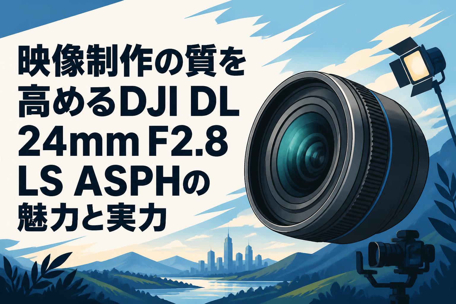 映像制作の質を高めるDJI DL 24mm F2.8 LS ASPHの魅力と実力