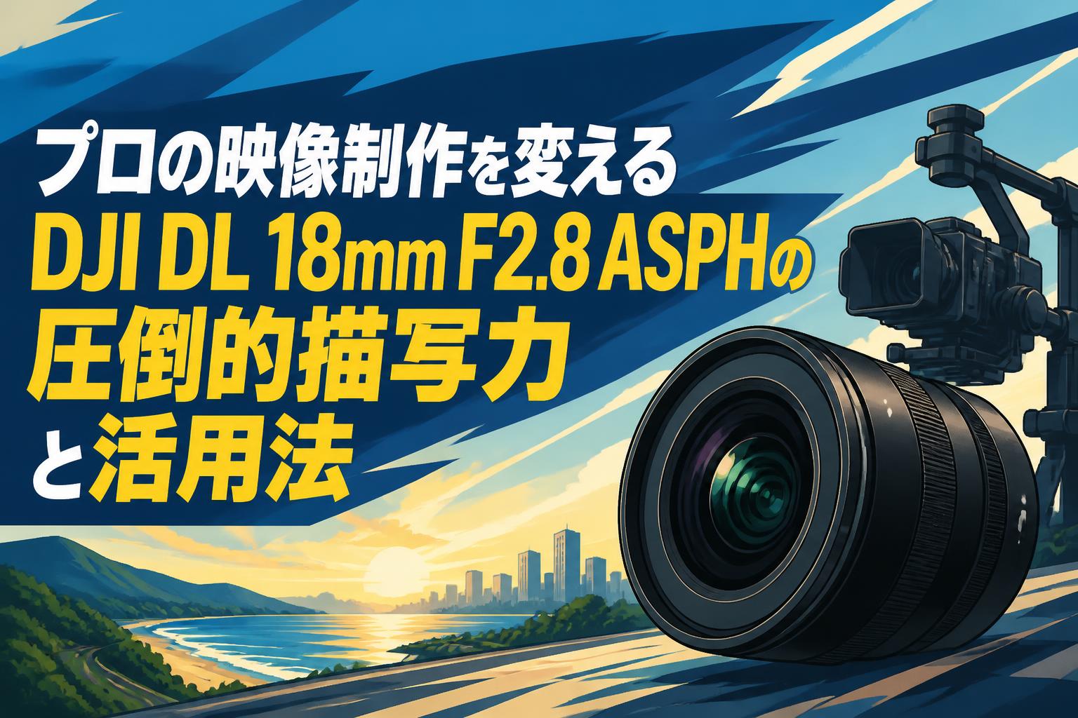 プロの映像制作を変えるDJI DL 18mm F2.8 ASPHの圧倒的描写力と活用法